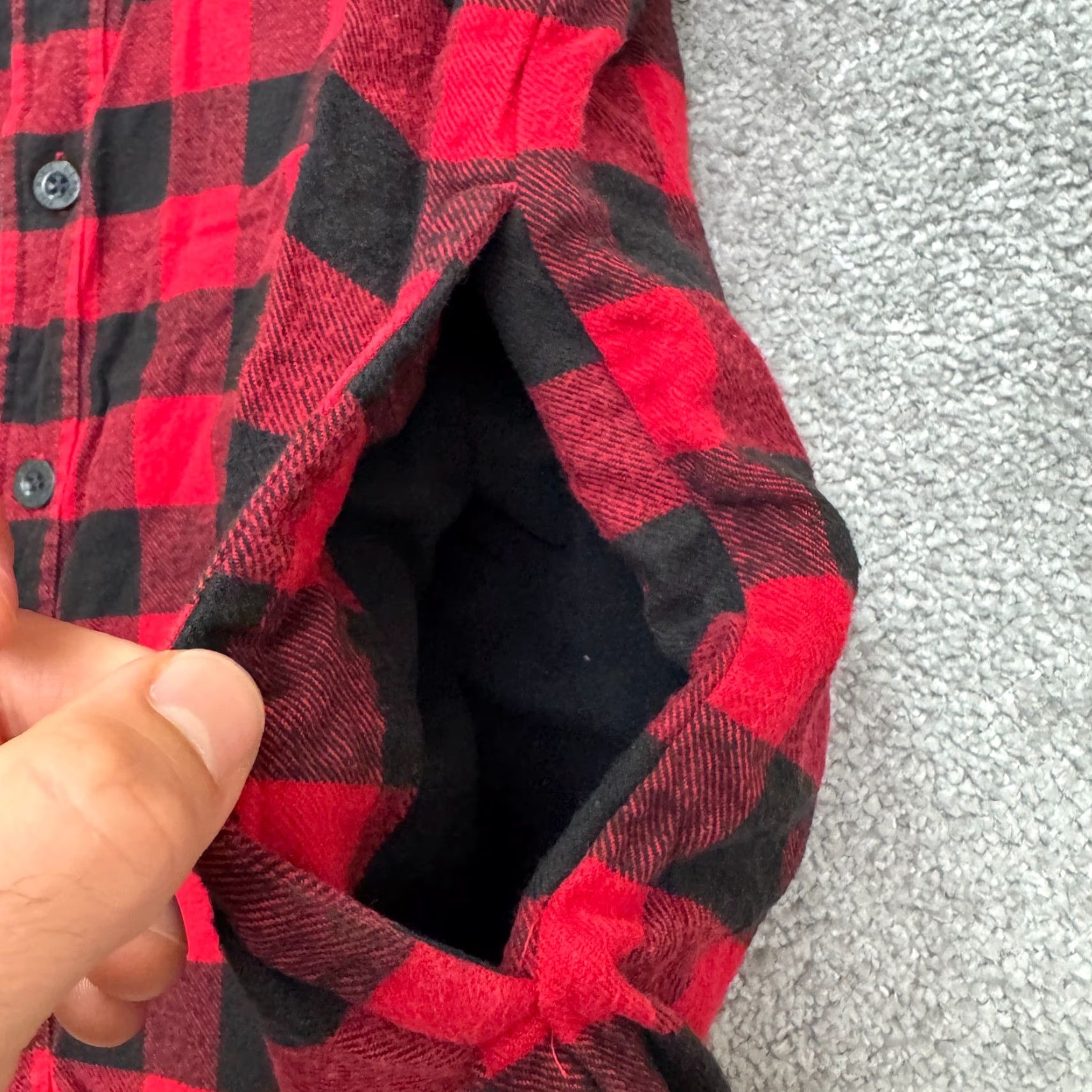 Vintage L.L. Bean Traditional Fit Flannel Shacket Jacket Mens M Red Black Plaid Size US M / EU 48-50 / 2 - 5 Thumbnail
