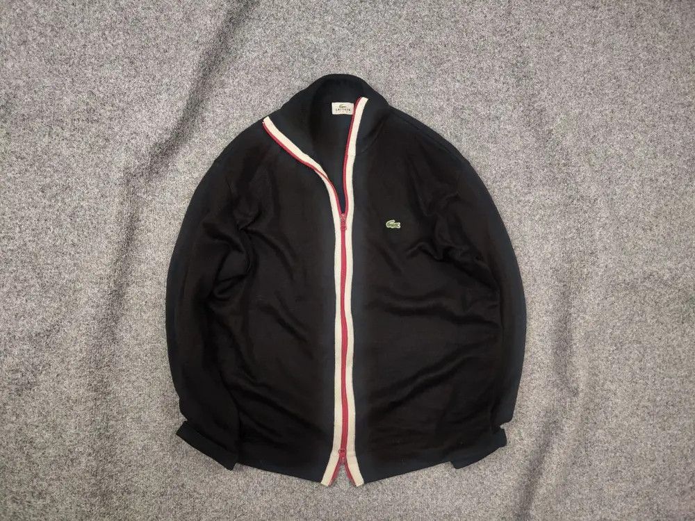 Lacoste Vintage Lacoste Sport Light Knit Full Zip Track Top Pullover Size US S / EU 44-46 / 1 - 1 Thumbnail