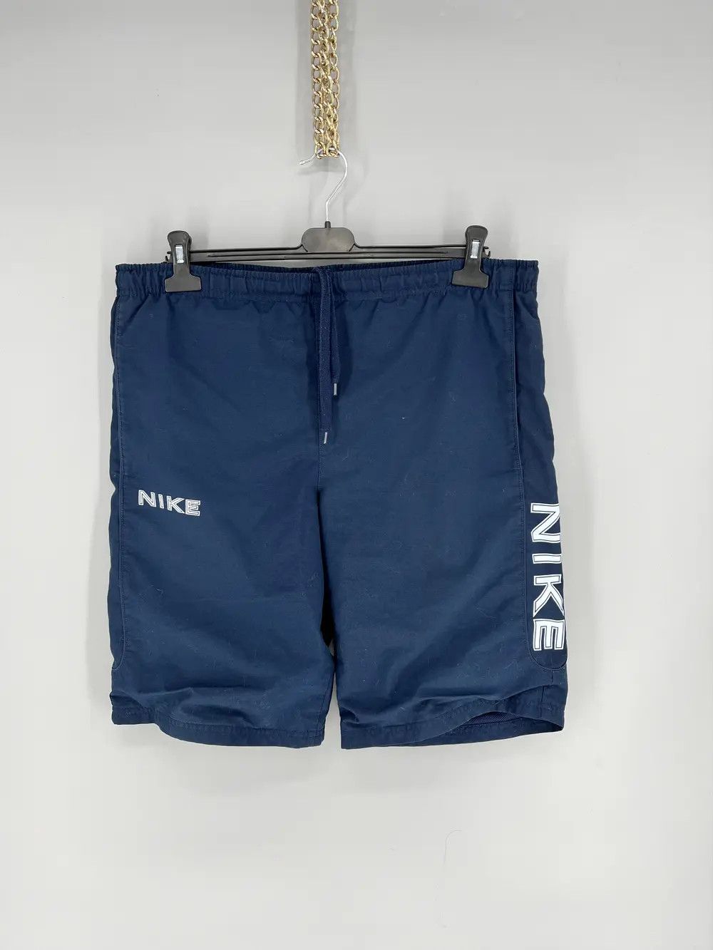 Nike 90s Vintage Nike Swoosh Logo Shorts Travis Style Size US 32 / EU 48 - 1 Thumbnail