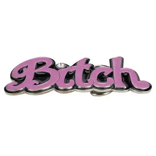 Other "BITCH" Letter belt buckle ( no belt ) Size ONE SIZE - 2 Thumbnail