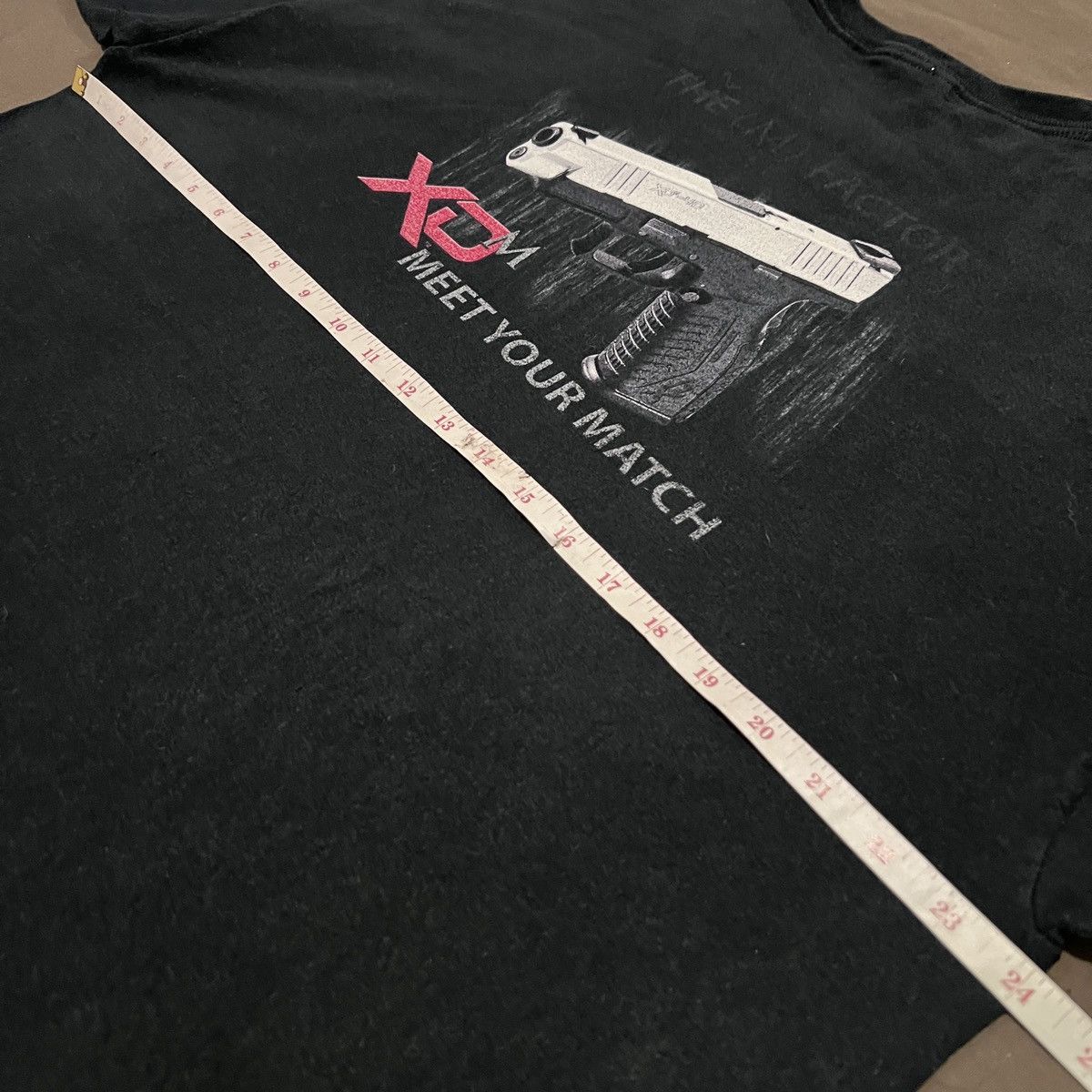 Vintage Y2K SPRINGFIELD XDM Promo Tee XL MILITARY WEAPONS GUN Size US XL / EU 56 / 4 - 12 Thumbnail