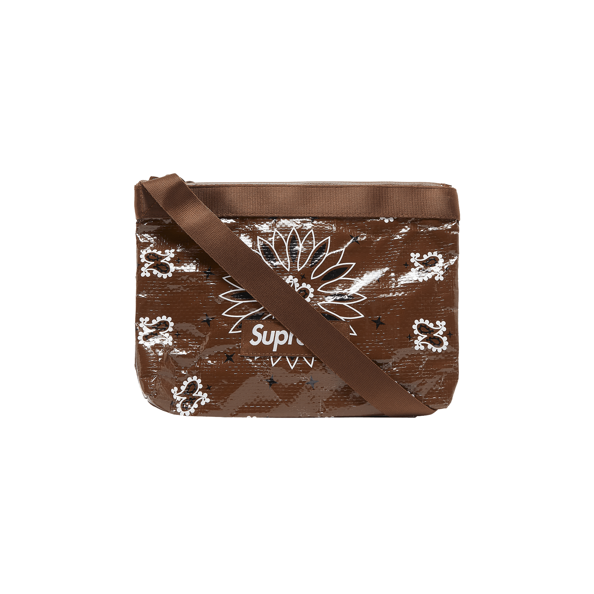 Supreme Bandana Tarp Duffle Big ブラウン Supreme Bandana Tarp Large Duffle Bag (SS21) - $78