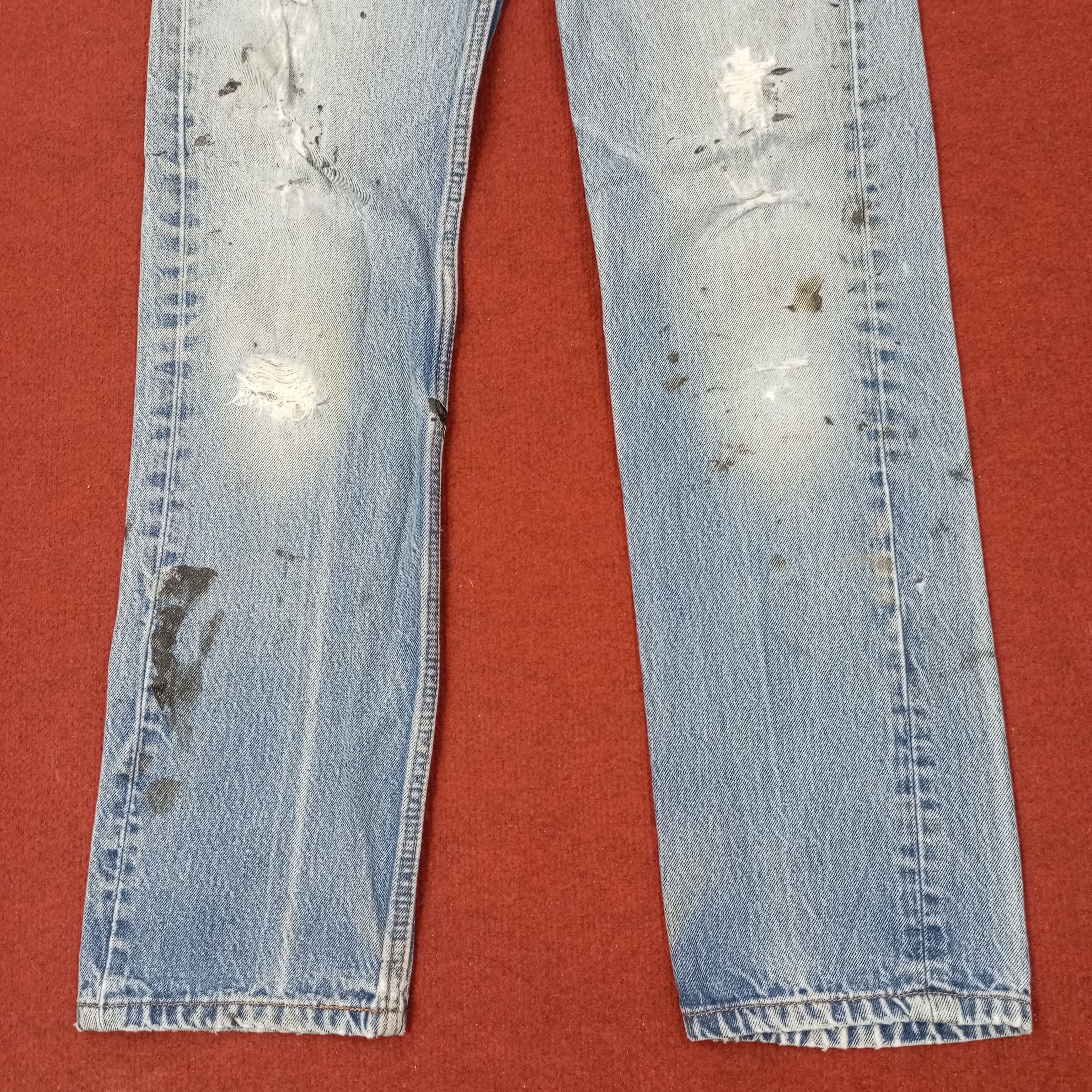 Levi's Levis 501 Streetwear Distressed Jeans c252n10 Size US 28 / EU 44 - 3 Thumbnail