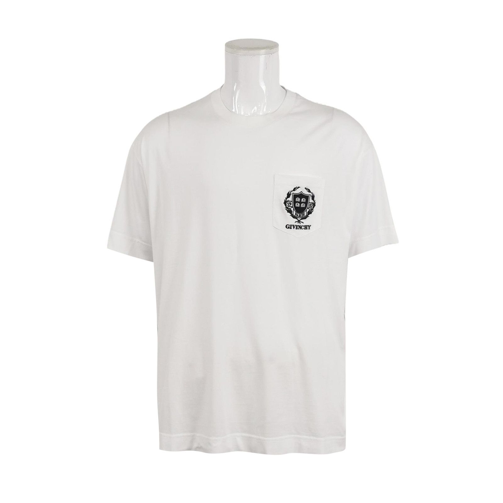 Givenchy S Size Cotton Logo Crew Neck T-Shirt