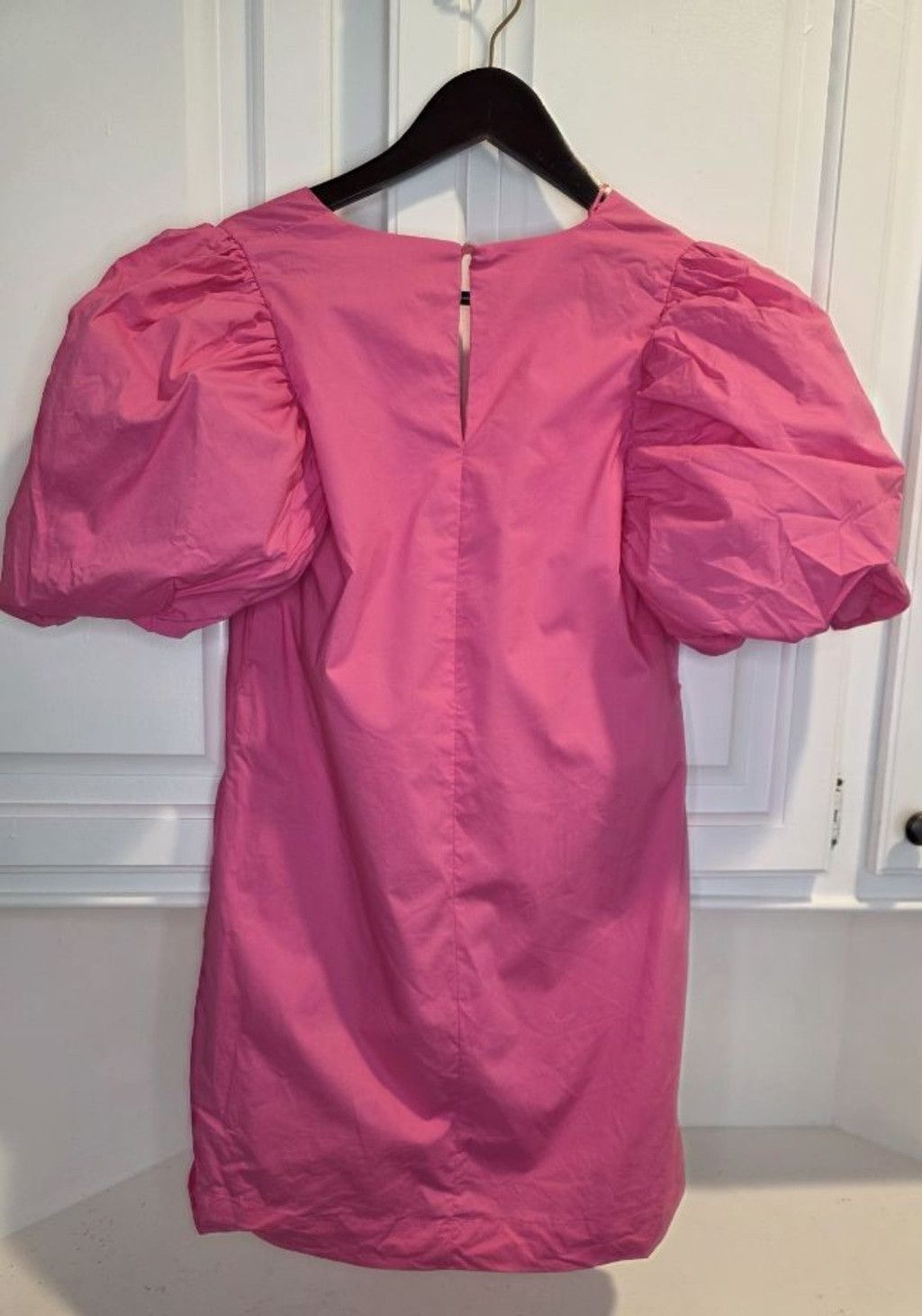 English Factory English Factory Hot Pink Puff Sleeve Mini Dress XS Barbiecor Size XS / US 0-2 / IT 36-38 - 5 Thumbnail