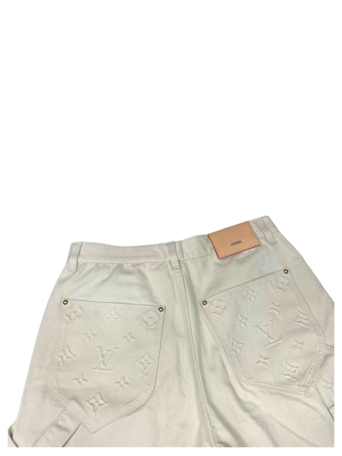 Louis Vuitton Louis Vuitton 32 Skate Denim Jeans Monogram Beige Size US 32 / EU 48 - 3 Thumbnail