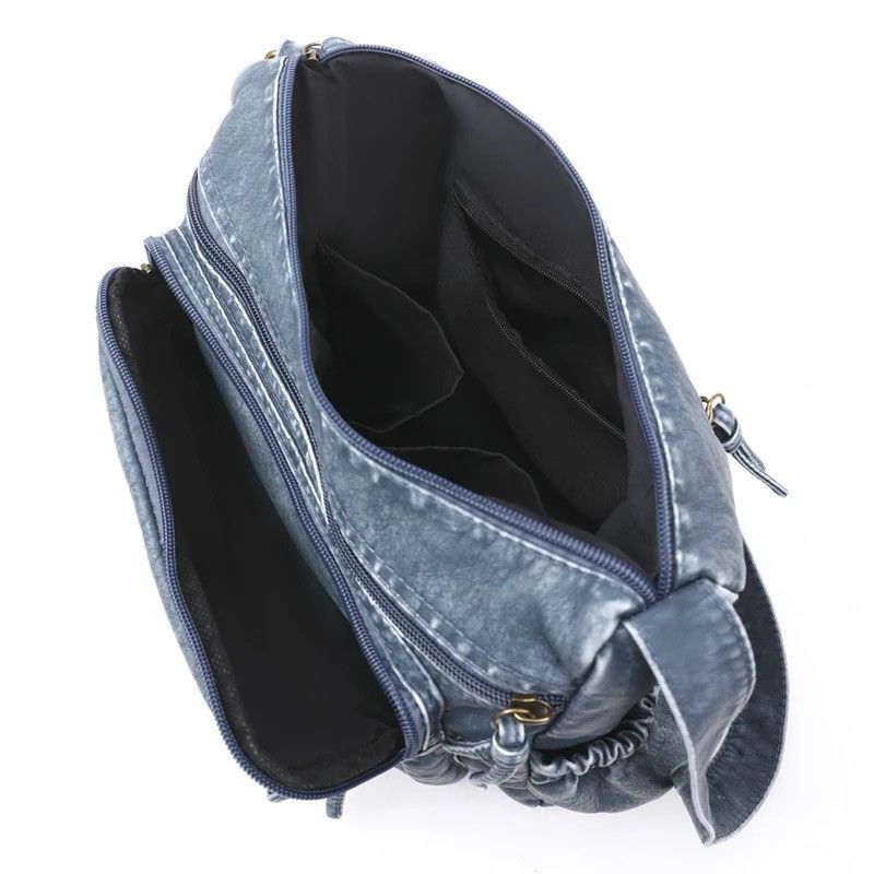 Vintage Pu Leather Crossbody Bag Size ONE SIZE - 9 Thumbnail