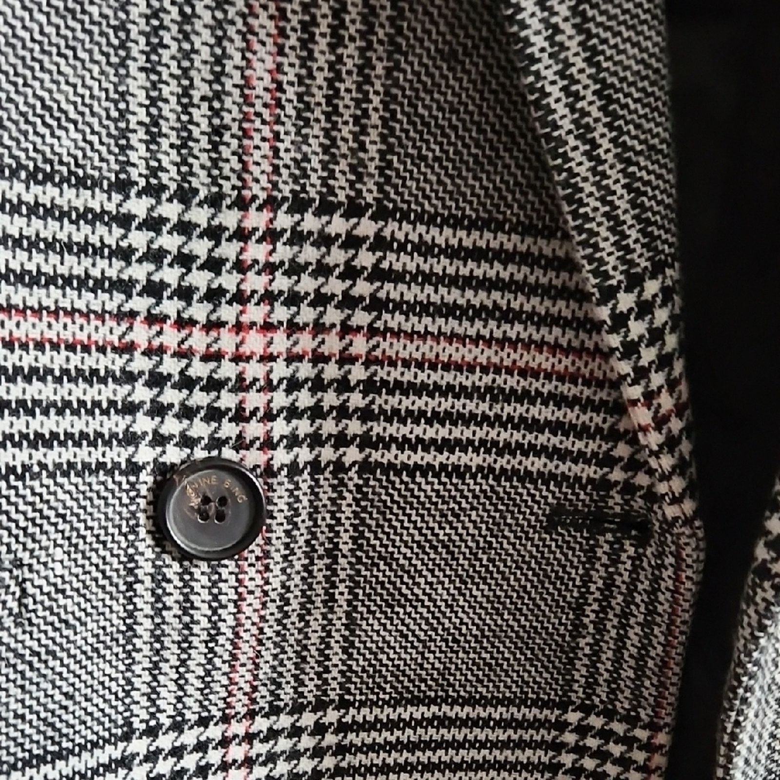 Anine Bing Anine Bing Size S Black and White Checkered Blazer Size S / US 4 / IT 40 - 2 Thumbnail