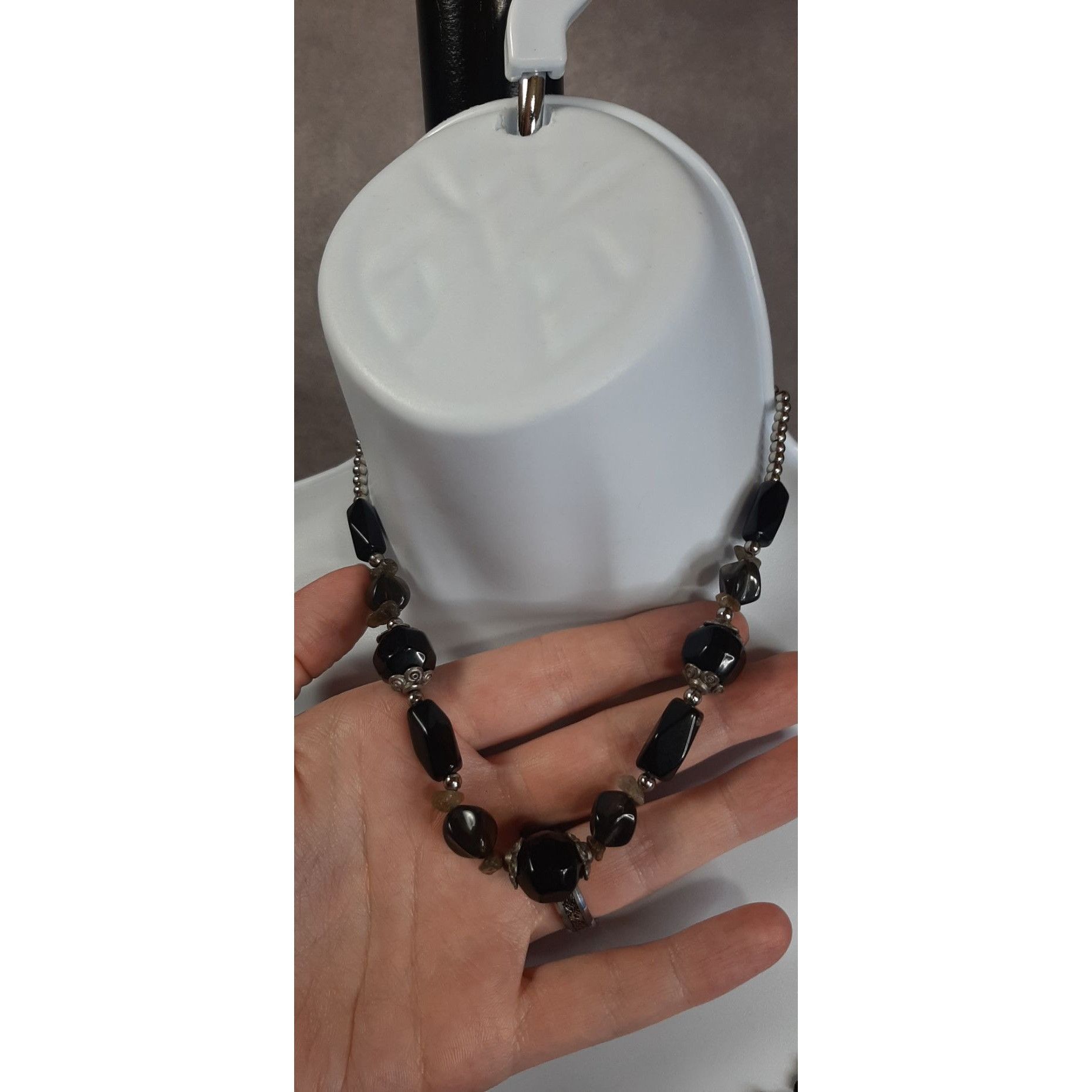 Other Premier Designs Vintage Gothic Black Beaded Necklace Size ONE SIZE - 2 Thumbnail
