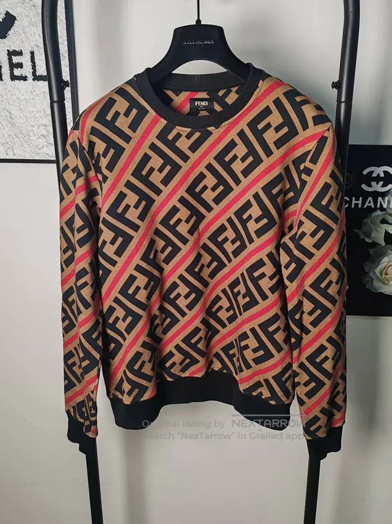 Fendi Fendi All-over print sweatshirt Size US S / EU 44-46 / 1 - 1 Thumbnail