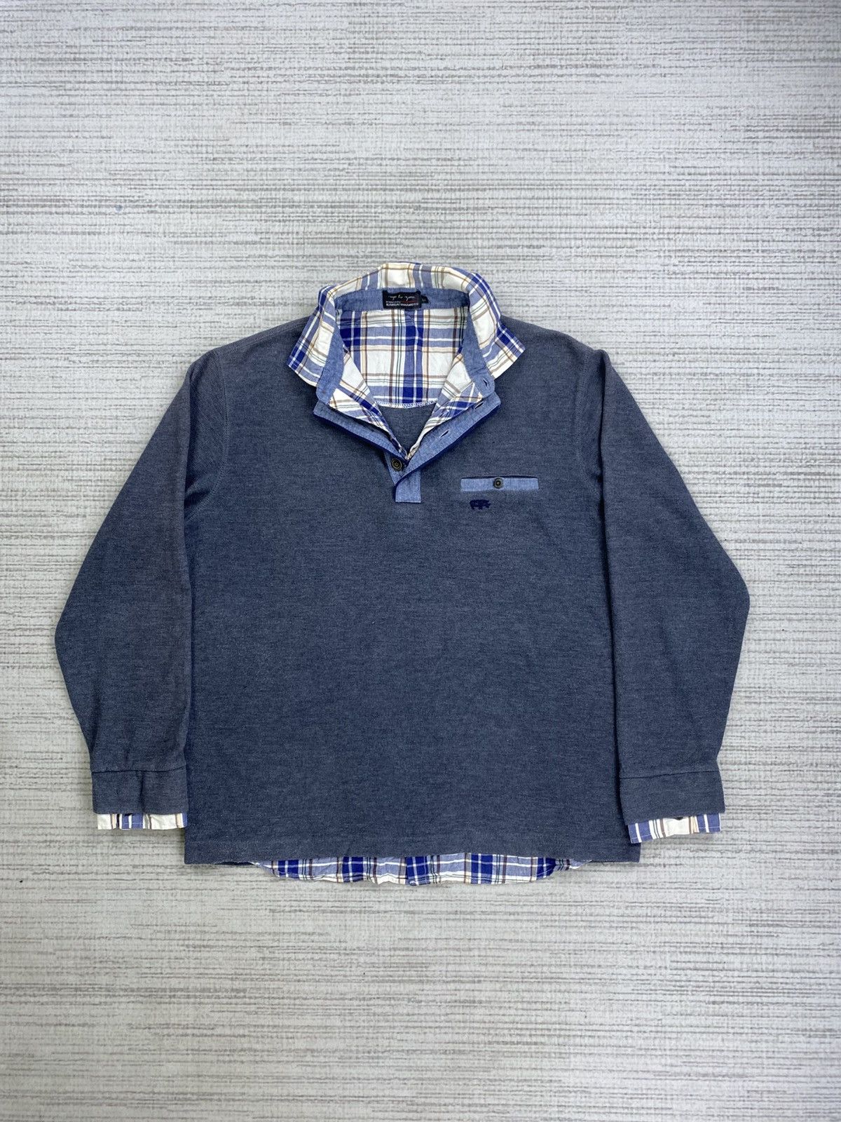 Japanese Brand × Kansai Yamamoto × Vintage Vintage Kansai Yamamoto Premium Longsleeve Collar Shirt Size US L / EU 52-54 / 3 - 6 Thumbnail