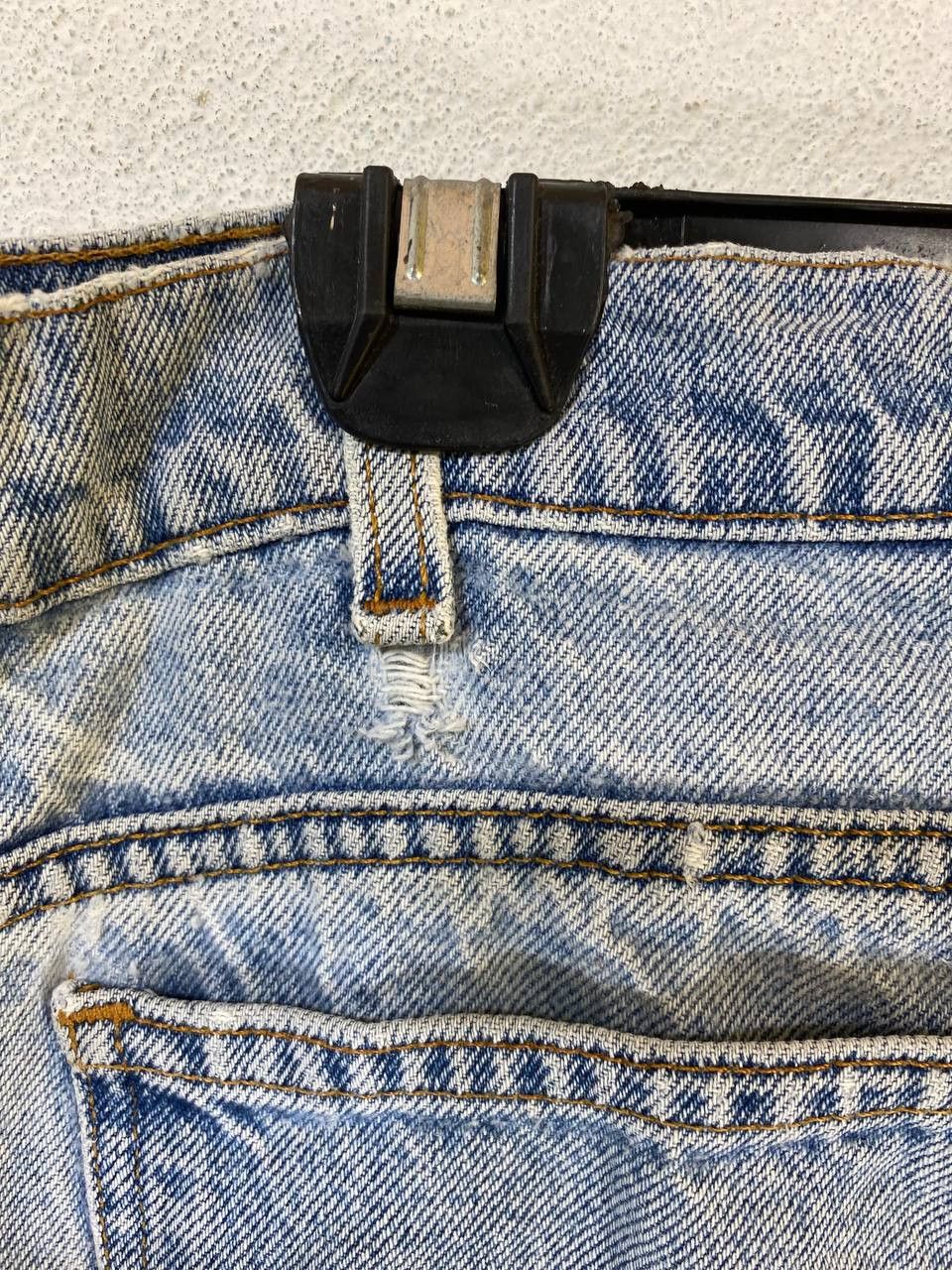 Levi's vintage levis 550 relaxed fit orange tab denim made in usa Size US 33 - 6 Thumbnail