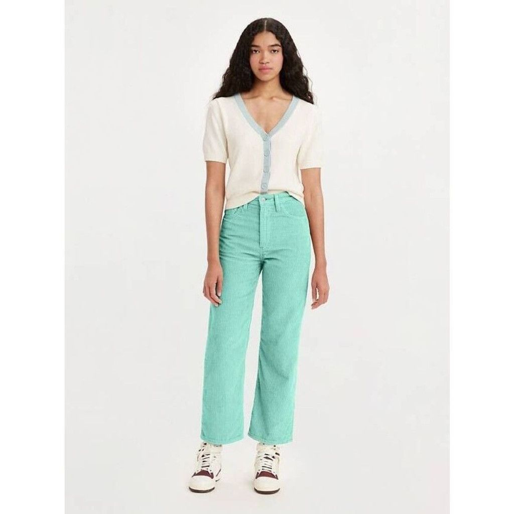 Levi's Levi’s Ribcage Straight Ankle Corduroy Pants Size 27. B20 Size 27" / US 4 / IT 40 - 1 Thumbnail