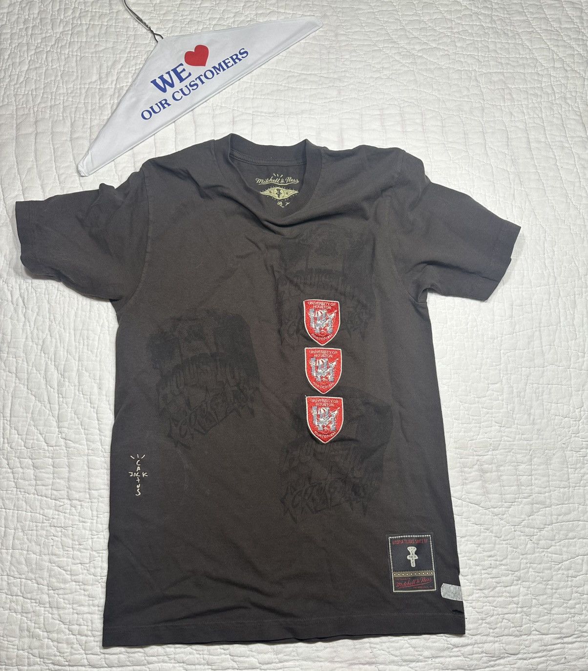Mitchell & Ness × NCAA × Travis Scott TRAVIS SCOTT MITCHELL NESS COLLAB TEE/ HOUSTON Small NEW Size US S / EU 44-46 / 1 - 1 Thumbnail
