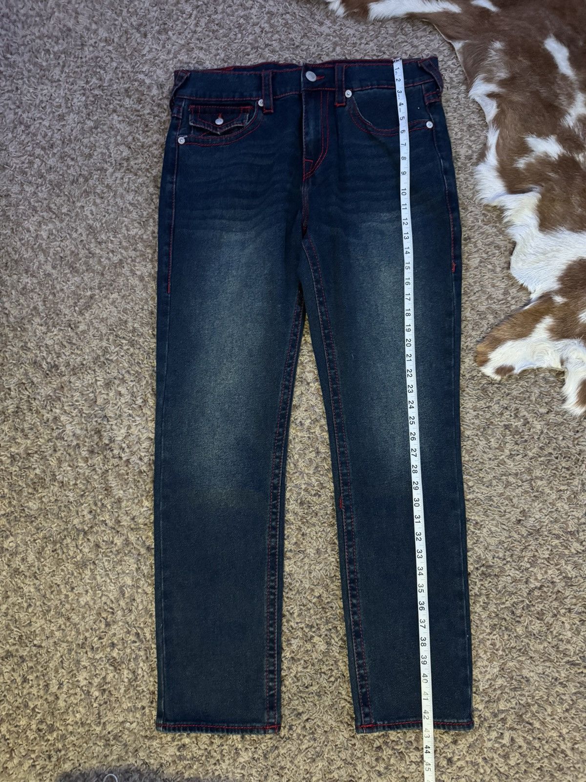 True Religion True religion jeans with red big T stitching Size US 34 / EU 50 - 2 Thumbnail