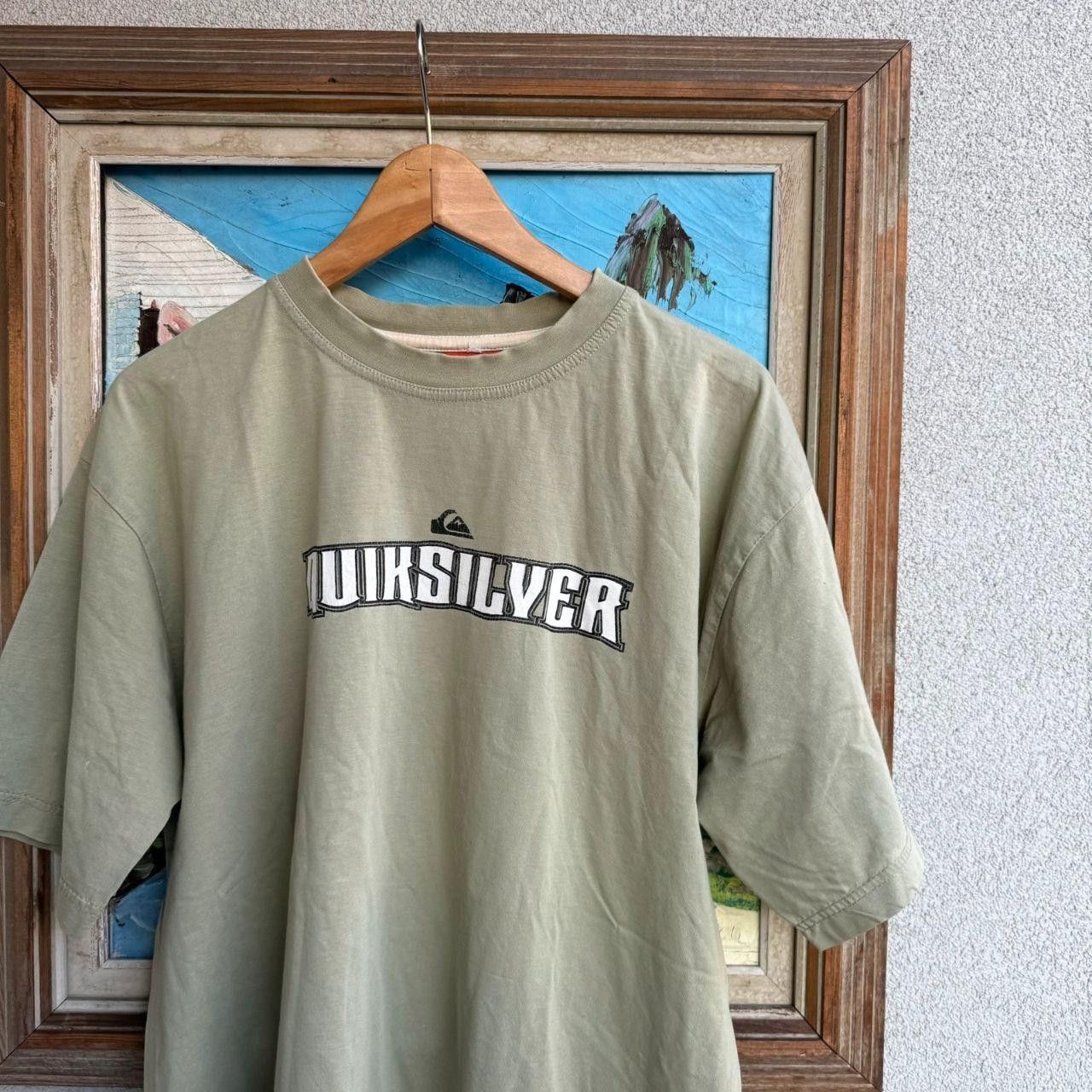 Quiksilver Quicksilver T shirt Tee Surf Skateboarding 90s Beige Size US XL / EU 56 / 4 - 3 Thumbnail