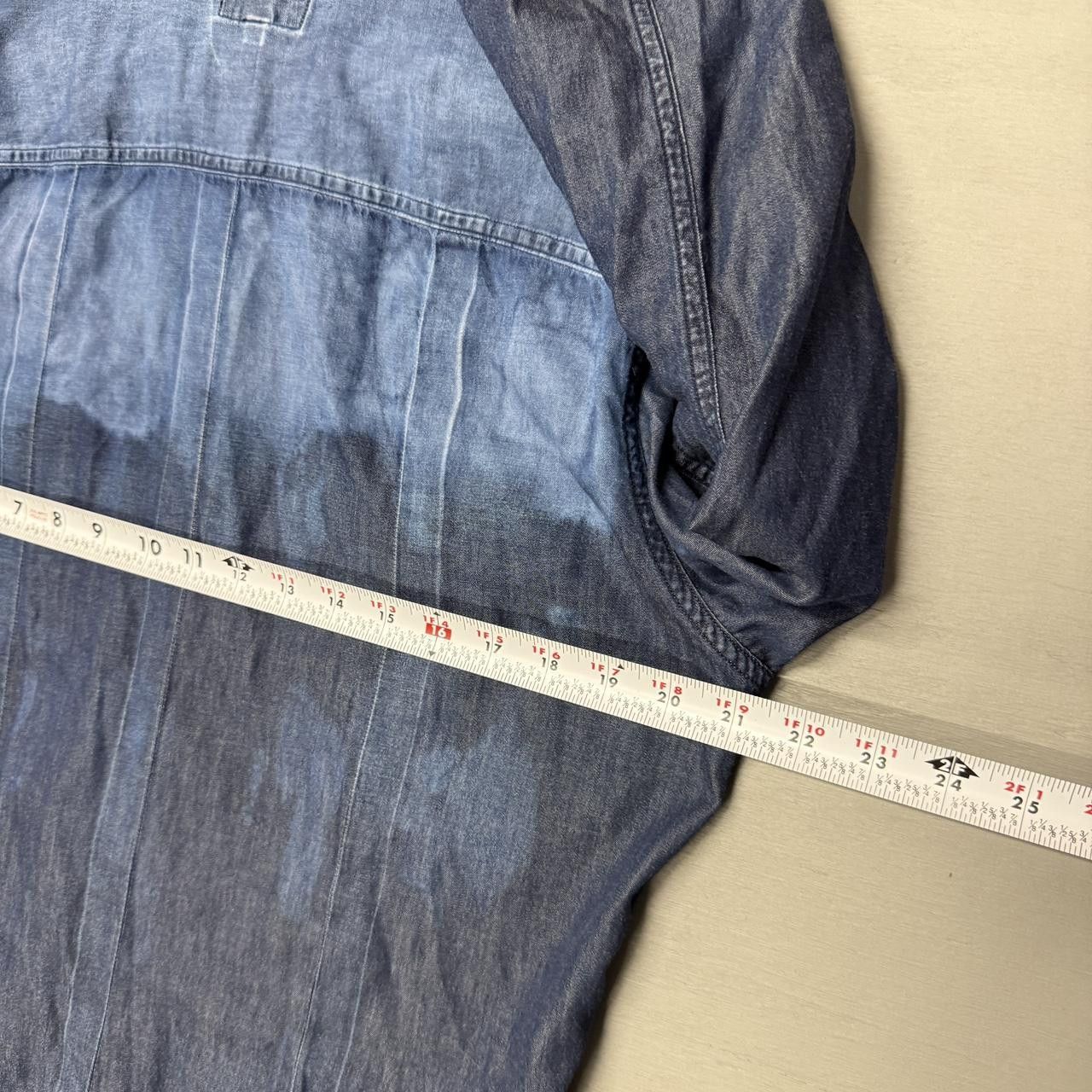 Prps PRPS Co Blue Denim Button Up Streetwear Faded Shirt Large Size US L / EU 52-54 / 3 - 6 Thumbnail