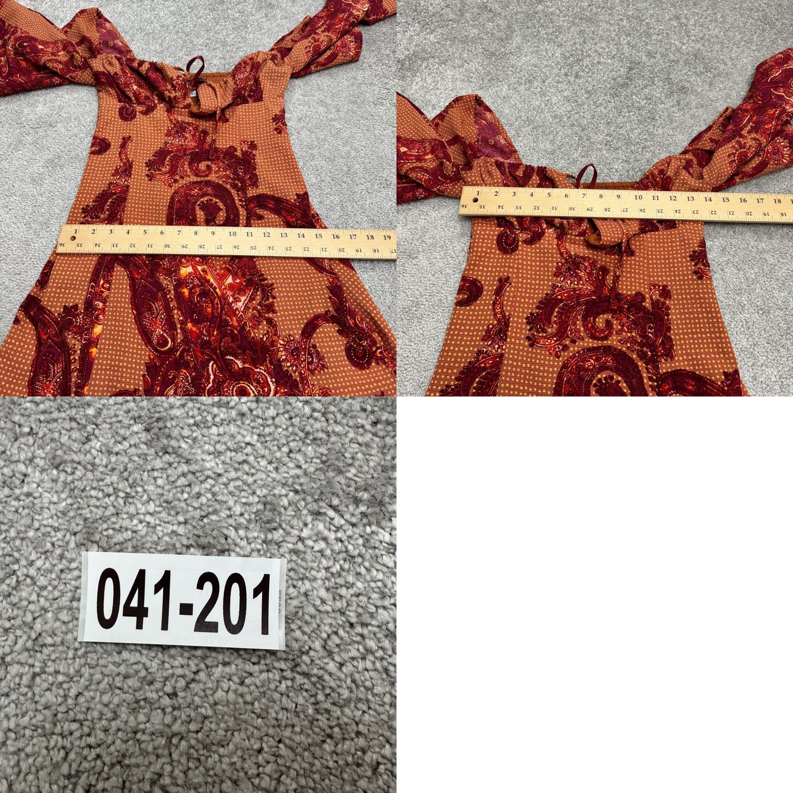 Urban Outfitters Urban Outfitters Paisley Embellished Sequin Mini Dress Womens Red Puff Sleeve S Color Red Paisley Sequin Mini Dress Party Cocktail Formal Womens Size S / US 4 / IT 40 - 9 Thumbnail