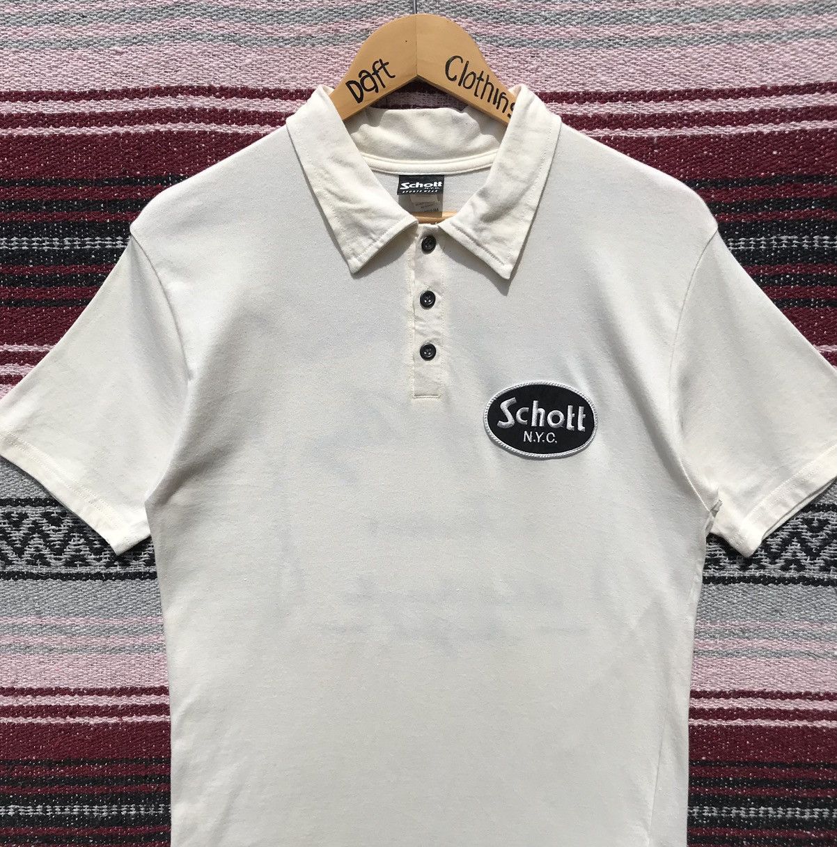 Schott Schott N.Y.C Bowling Shirt Vintage Schott Size US S / EU 44-46 / 1 - 10 Thumbnail