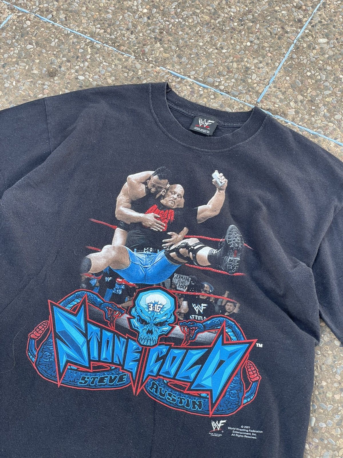 Vintage Vintage Stone Cold Steve Austin Tee Size US L / EU 52-54 / 3 - 1 Thumbnail