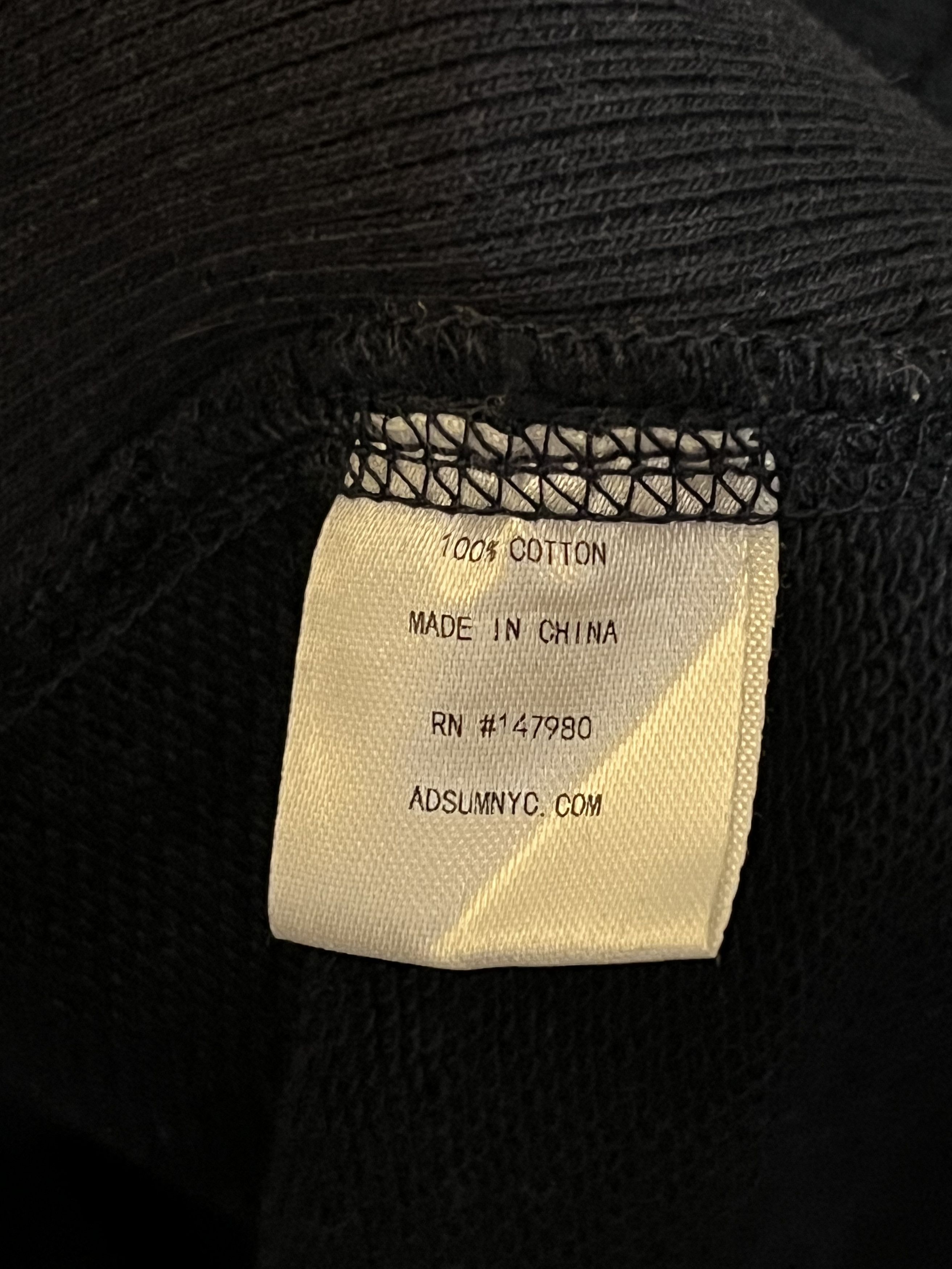 Adsum Adsum FW18 Washed Collegiate Popover Hoodie (L) Navy Size US L / EU 52-54 / 3 - 5 Thumbnail