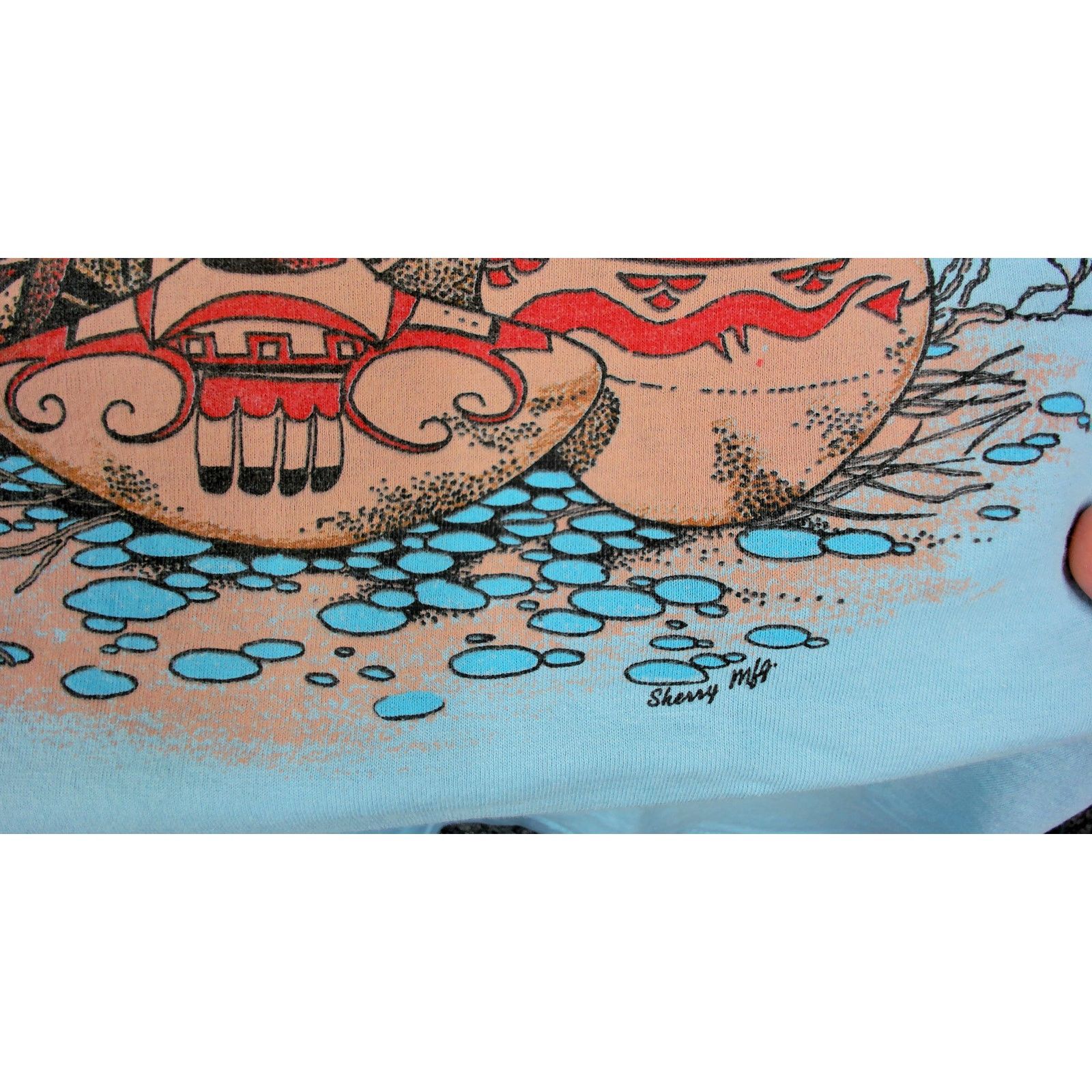 Vintage 1990s Sherry's Best Southwestern Pottery Single Stitch Tee Size US XL / EU 56 / 4 - 8 Thumbnail