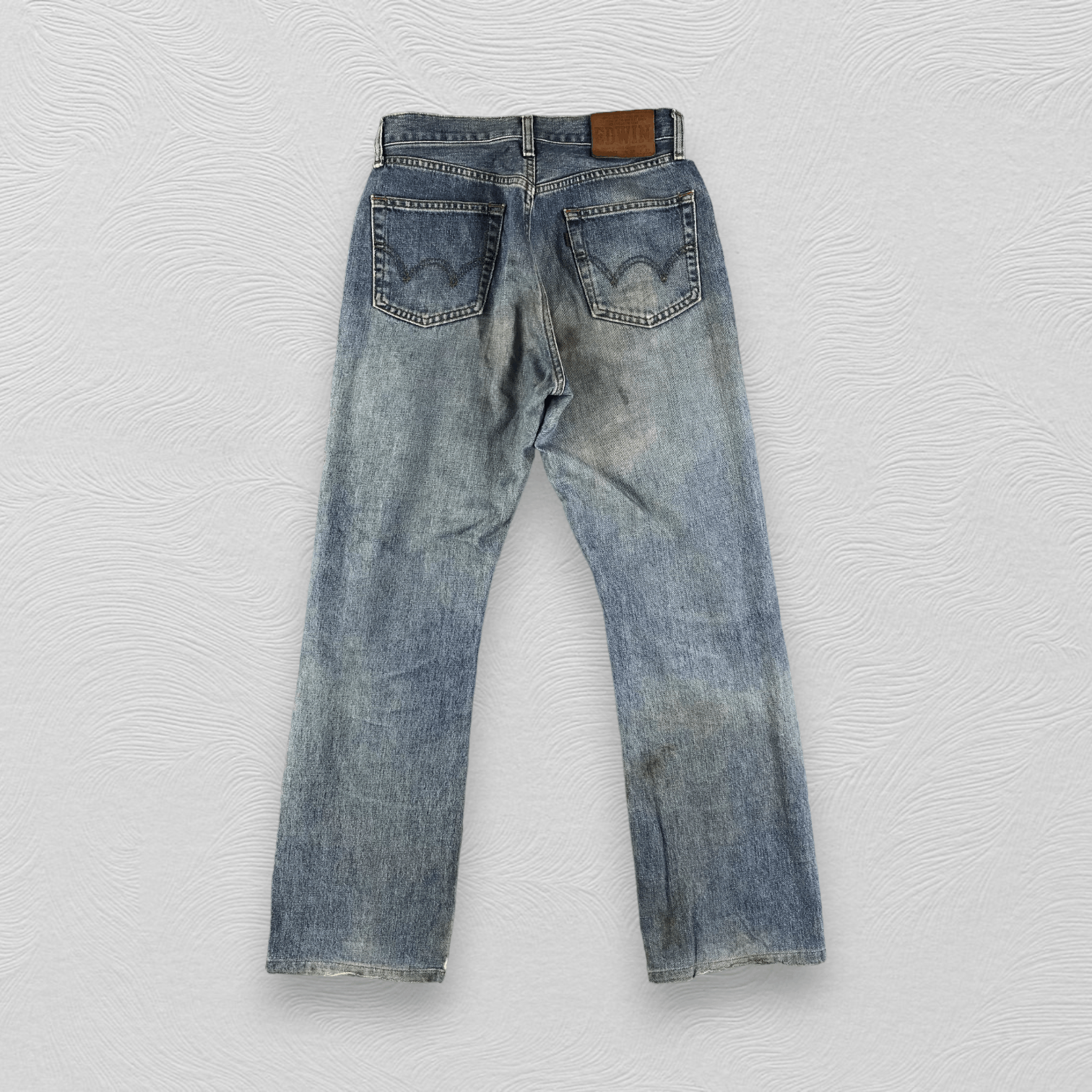 Edwin Vintage Edwin 503Z Jeans Distressed Denim KJ1503 Size US 29 - 2 Thumbnail