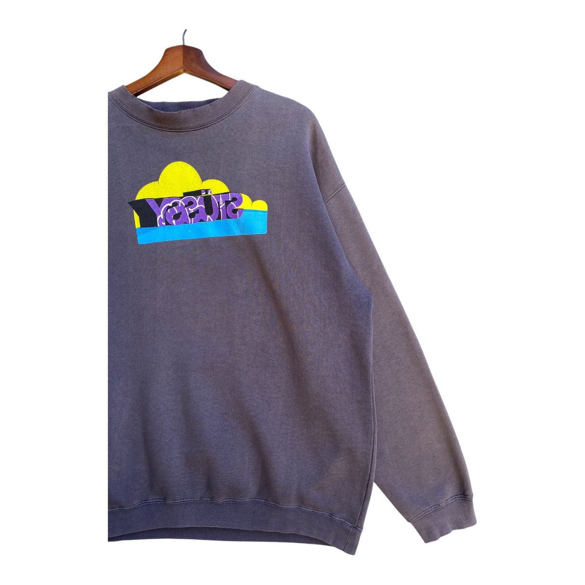Stussy × Vintage Vintage Stussy Spellout Pullover Jumper Crewneck Made In USA Size US M / EU 48-50 / 2 - 4 Thumbnail