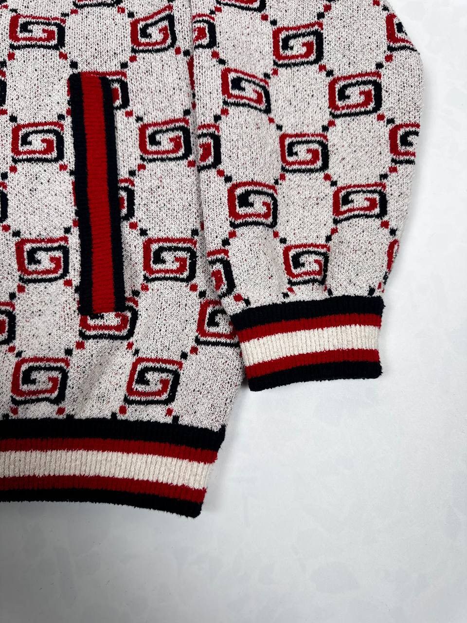 Gucci Gucci GG Monogram Zip Sweater Size US M / EU 48-50 / 2 - 9 Thumbnail