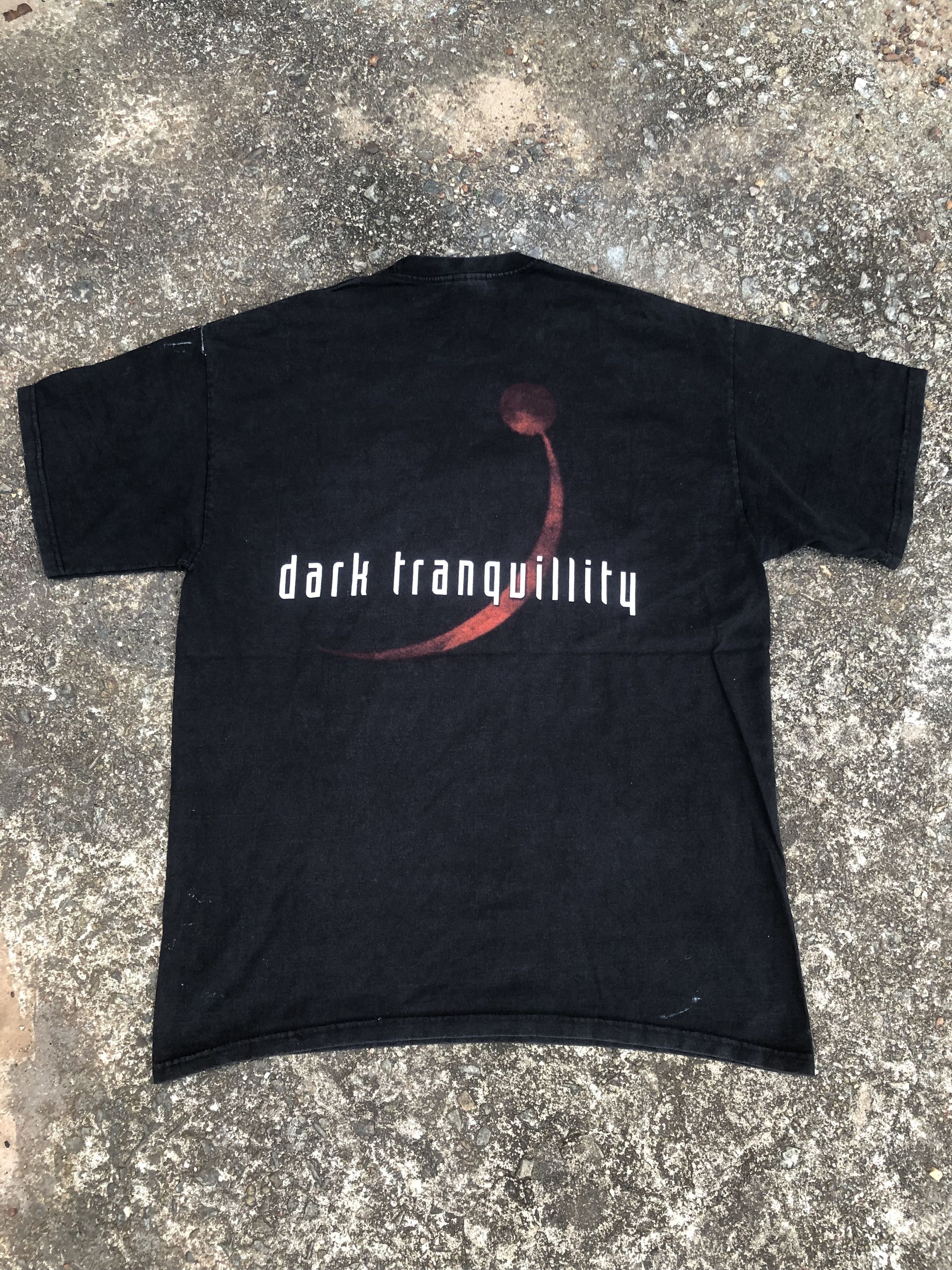 Vintage 🔥Vtg Y2K DARK TRANQUILLITY Hours Passed Metal Band T-Shirt Size US L / EU 52-54 / 3 - 4 Thumbnail