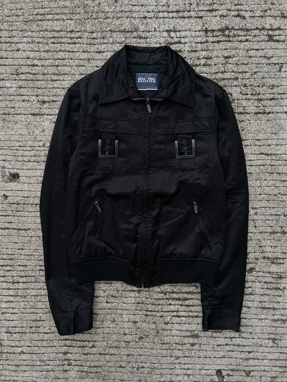Jean Paul Gaultier Y2K Jean Paul Gaultier Runway Nylon Motorcycle Biker Jacket Size L / US 10 / IT 46 - 3 Thumbnail