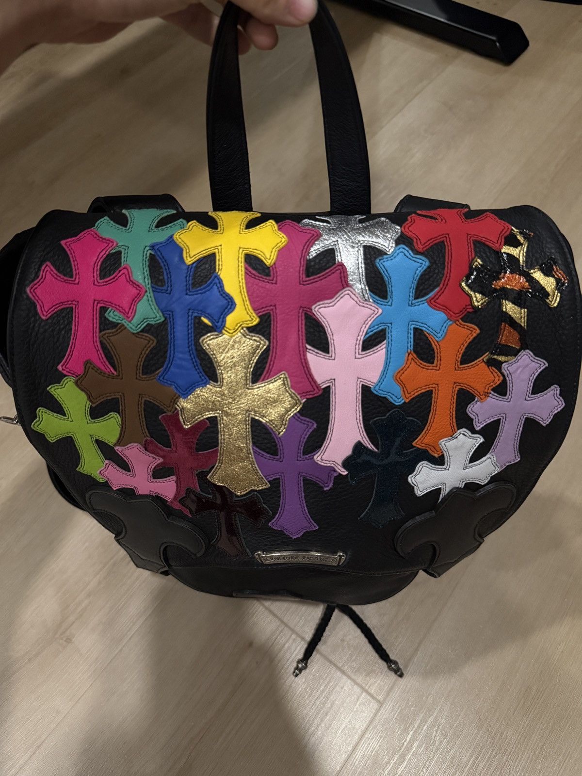 Chrome Hearts Chrome Hearts Multicolor Patch Leather Gunslinger Backpack Size ONE SIZE - 3 Thumbnail