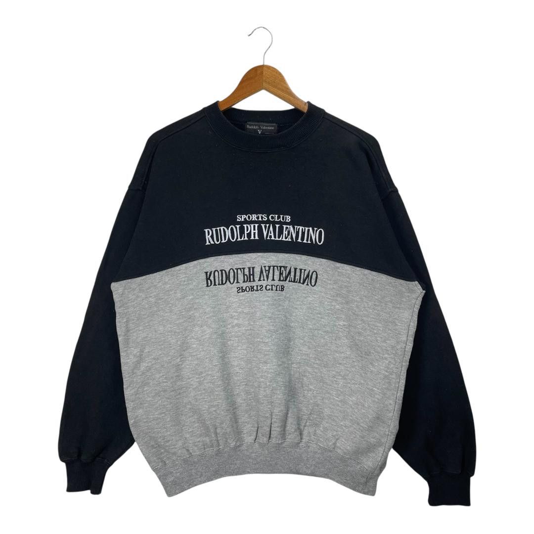 Valentino Vintage Rudolph Valentino Embroided Logo Sweatshirt Size US L / EU 52-54 / 3 - 1 Thumbnail