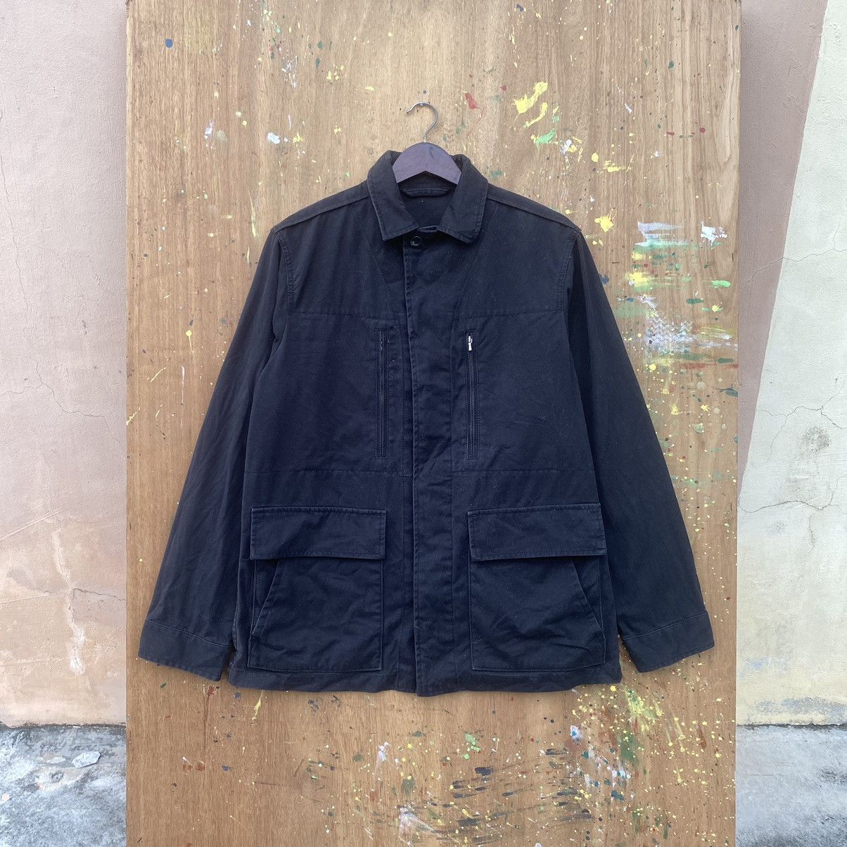 Japanese Brand × Uniqlo × Vintage Vintage Y2k Uniqlo Duck Canvas Multi Pocket Jacket Size US L / EU 52-54 / 3 - 1 Thumbnail