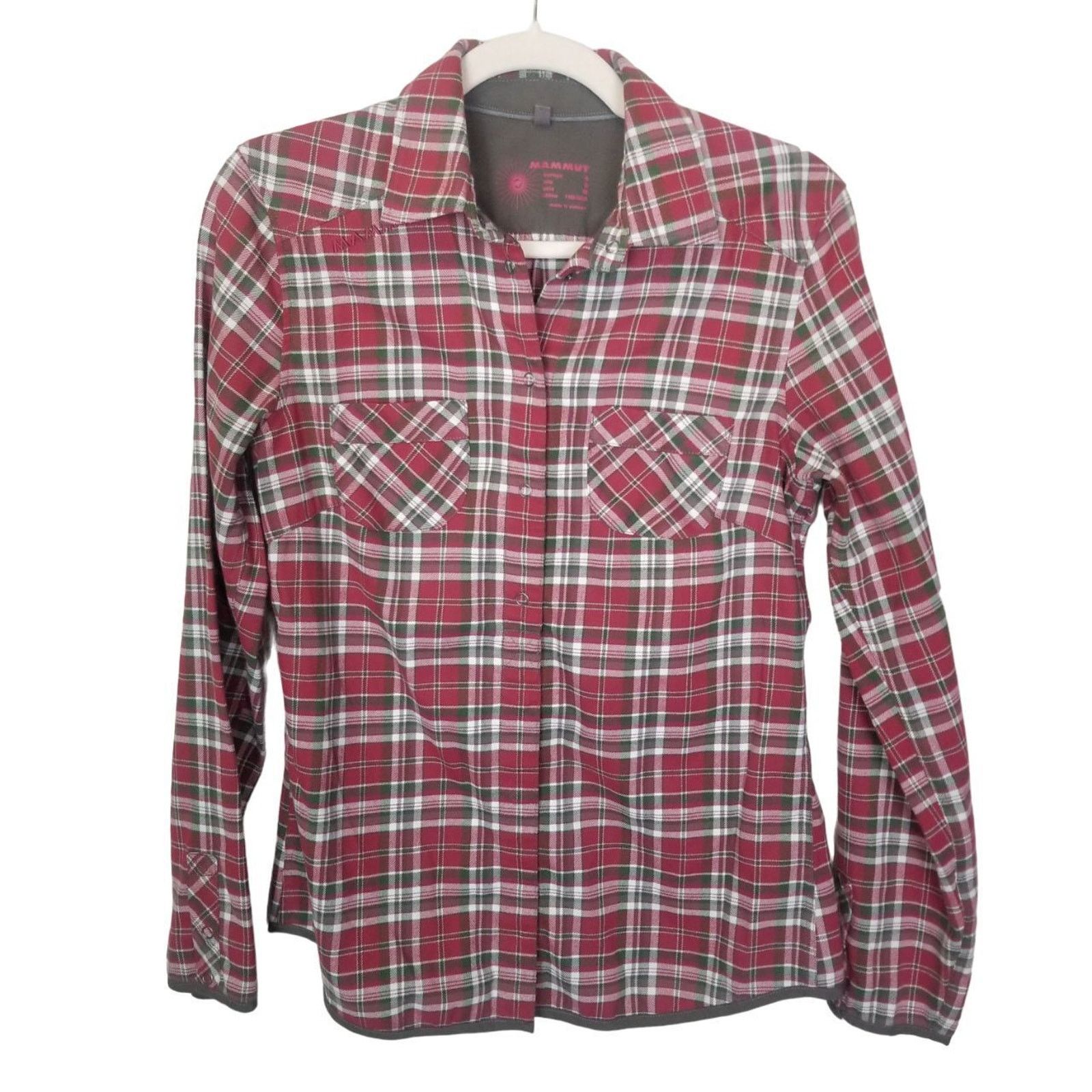 Mammut Mammut Womens Plaid Flannel Shirt Size S Gorpcore Casual Size S / US 4 / IT 40 - 1 Thumbnail