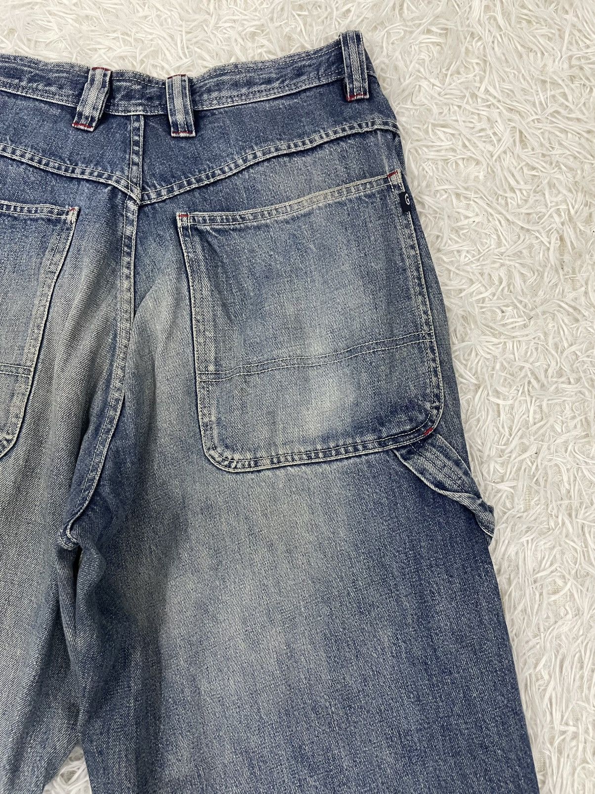Japanese Brand Piko Hawaiian Carpenter Cargo Jeans Pant Size US 32 / EU 48 - 10 Thumbnail