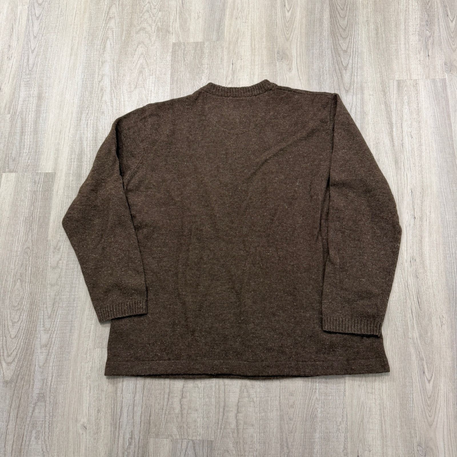Vintage Woolrich Lambs Wool Sweater Mens 2XL Brown Wood Heather Size US XXL / EU 58 / 5 - 7 Thumbnail