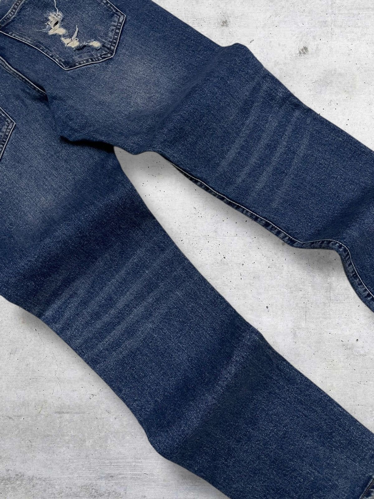 Japanese Brand VINTAGE JAPAN DESIGNER DENIM DISTRESSED STREETWEAR STYLE 90S Size US 33 - 13 Thumbnail