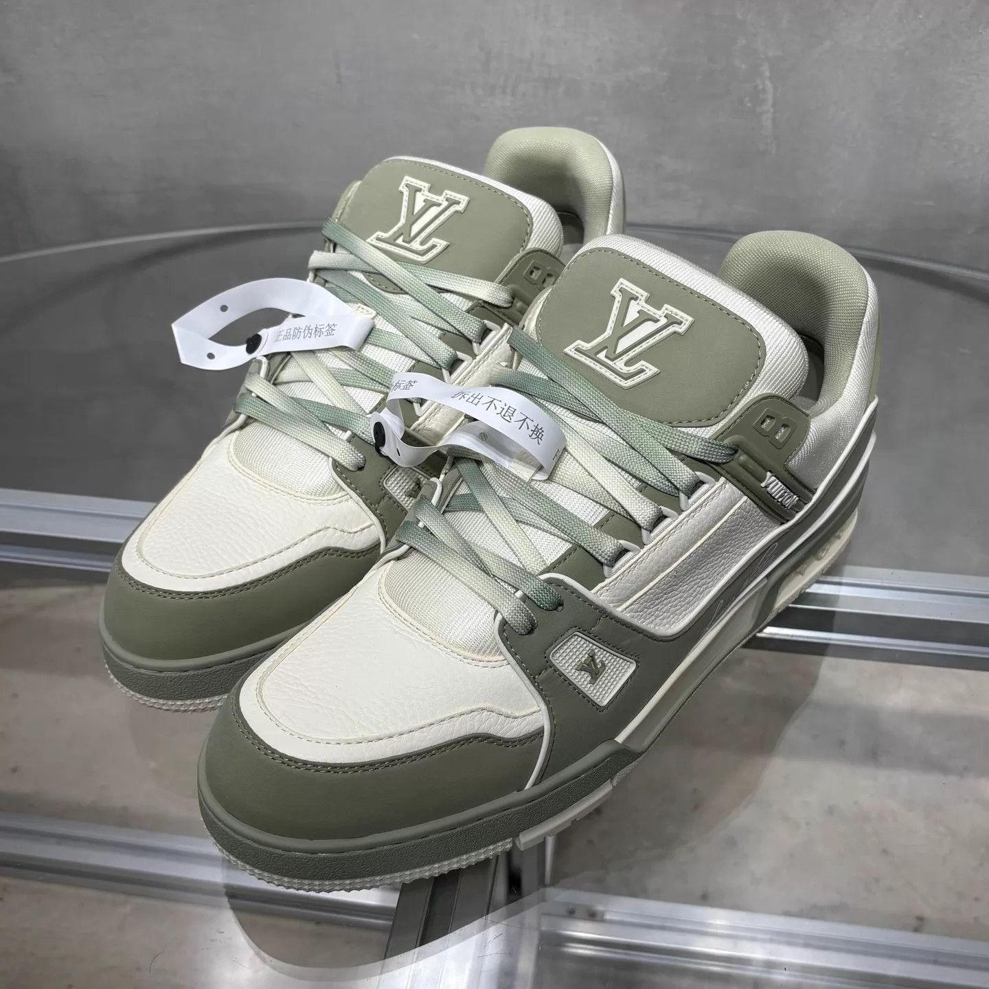 Louis Vuitton LV Trainer Matcha Green BNIB UK10 44 Size US 11 / EU 44 - 2 Thumbnail
