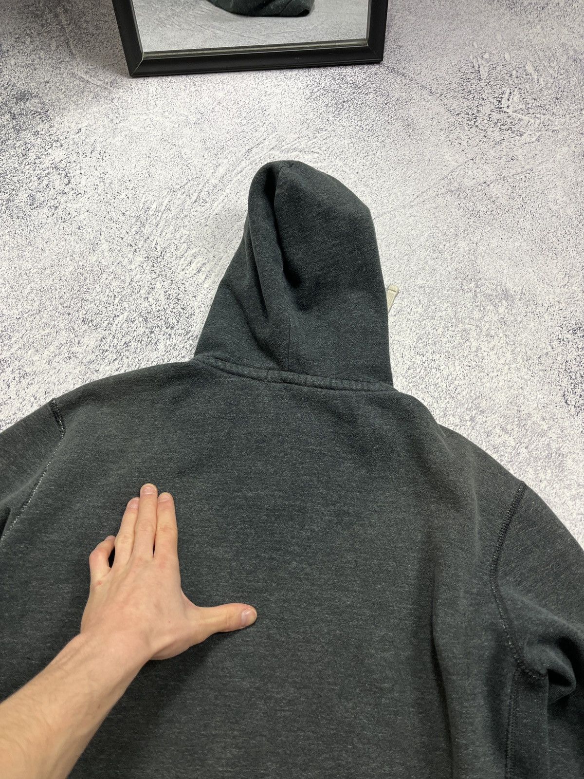 Polo Ralph Lauren × Ralph Lauren Polo Ralph Lauren Grey Zip Up Hoodie Red Pony Hype PRL Y2K Size US L / EU 52-54 / 3 - 18 Thumbnail
