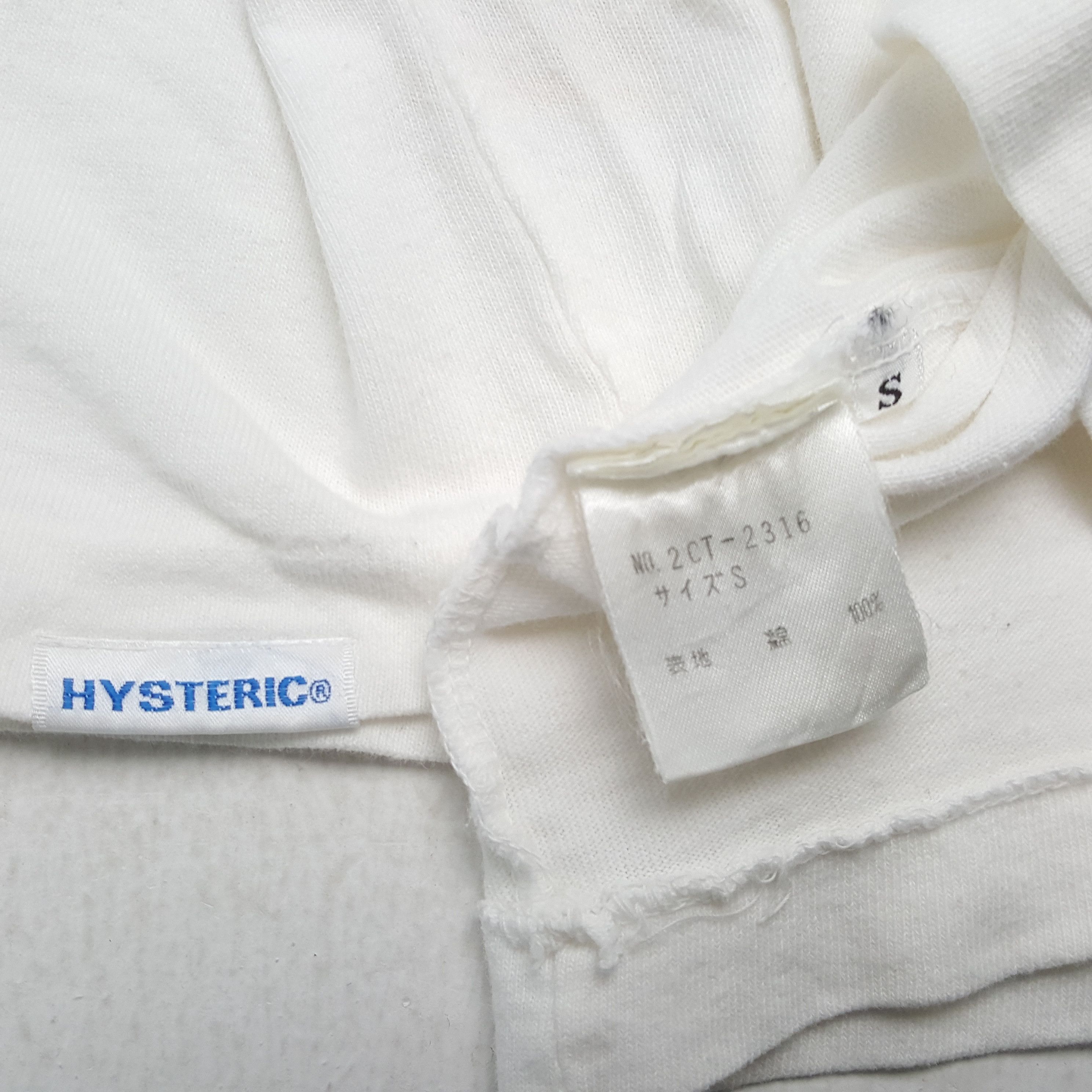 Hysteric Glamour HYSTERIC GLAMOUR Japanese Brand Streetwear Tshirt Size US M / EU 48-50 / 2 - 6 Thumbnail