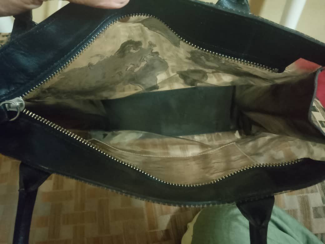 Jean Paul Gaultier 🔥VINTAGE GENUINE LEATHER TOTE BAG JEAN PAUL GAULTIER MAP Size ONE SIZE - 2 Thumbnail