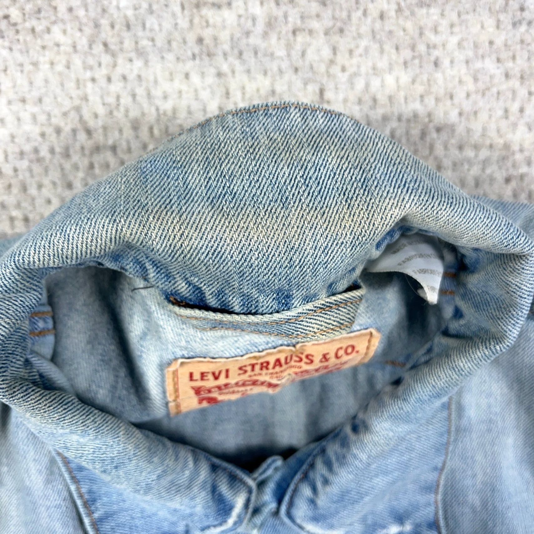 Levi's Levi's Trucker Jacket Denim Jacket Men XL Blue Med Wash Vintage No (Adjust as Needed) Size US 36 / EU 52 - 6 Thumbnail