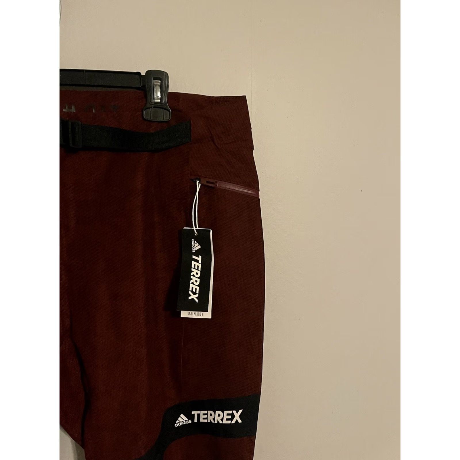 Adidas Adidas Terrex Techrock RAIN.RDY Primeknit Red Pants Women's XL Tall Activewear Size 40" / US 18 - 2 Thumbnail