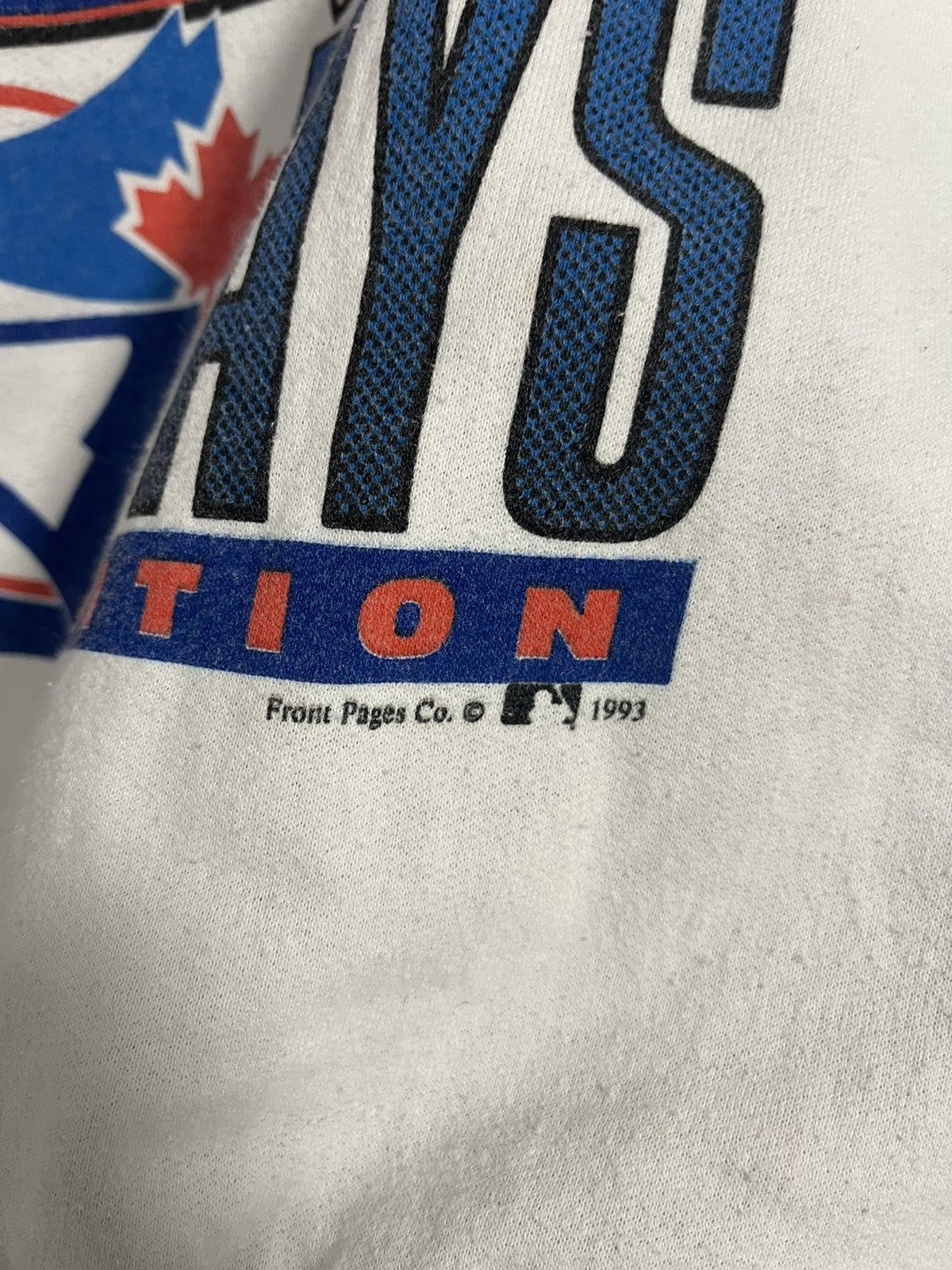 MLB × Vintage 1993 World Series blue crewneck Size US L / EU 52-54 / 3 - 3 Thumbnail