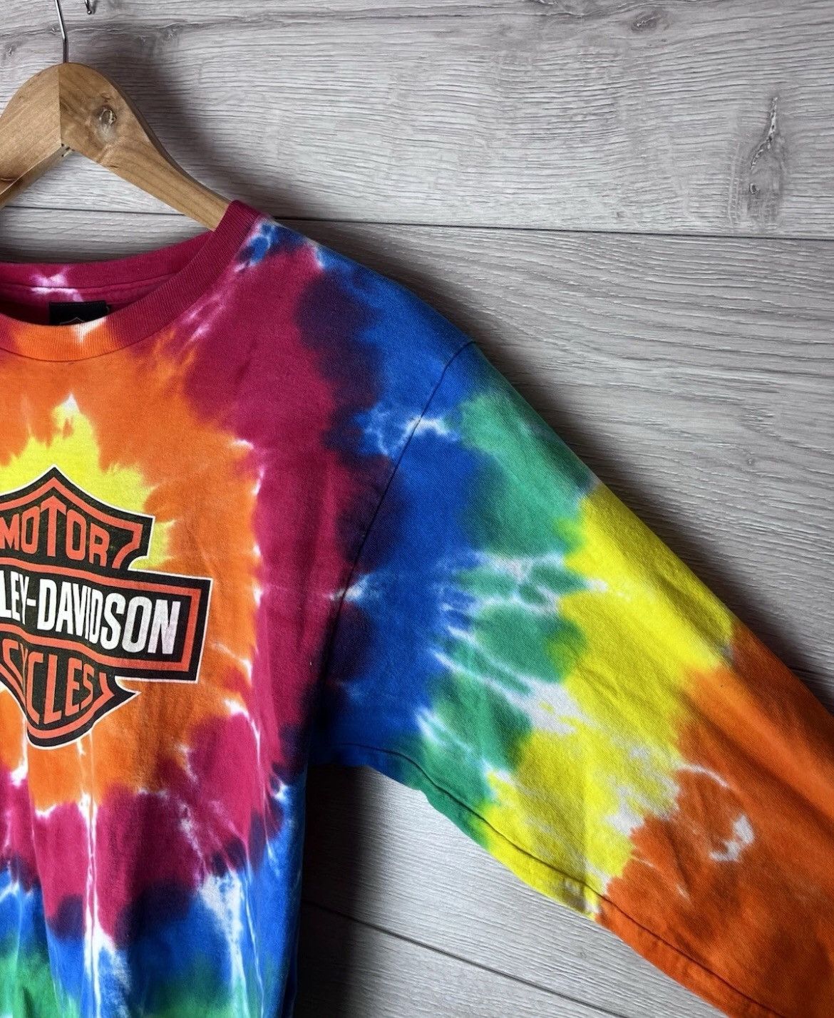 Harley Davidson Harley Davidson T-Shirt Long Multicoloured 2008 Vintage Size US S / EU 44-46 / 1 - 5 Thumbnail