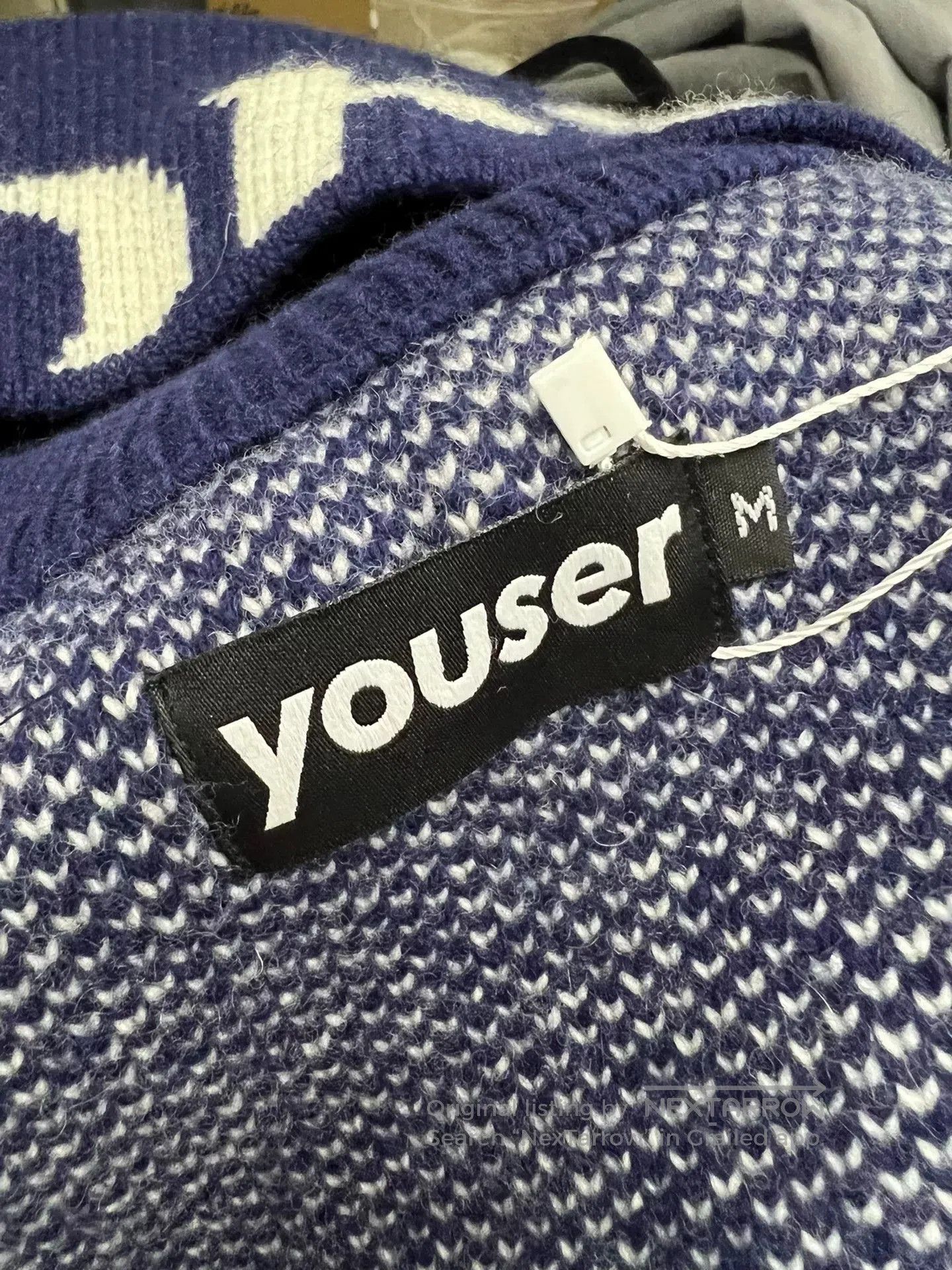 Other YOUSER Short Letter Print Zip Knit Sweater. Size US M / EU 48-50 / 2 - 5 Thumbnail