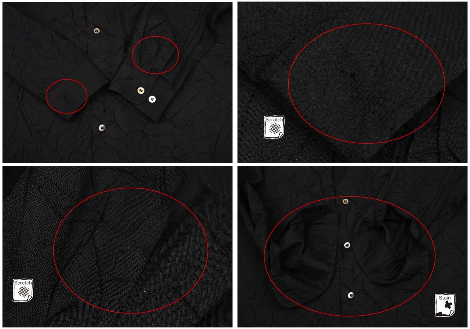 Issey Miyake Band Collar Shirt in Black, Size M Size US M / EU 48-50 / 2 - 10 Thumbnail
