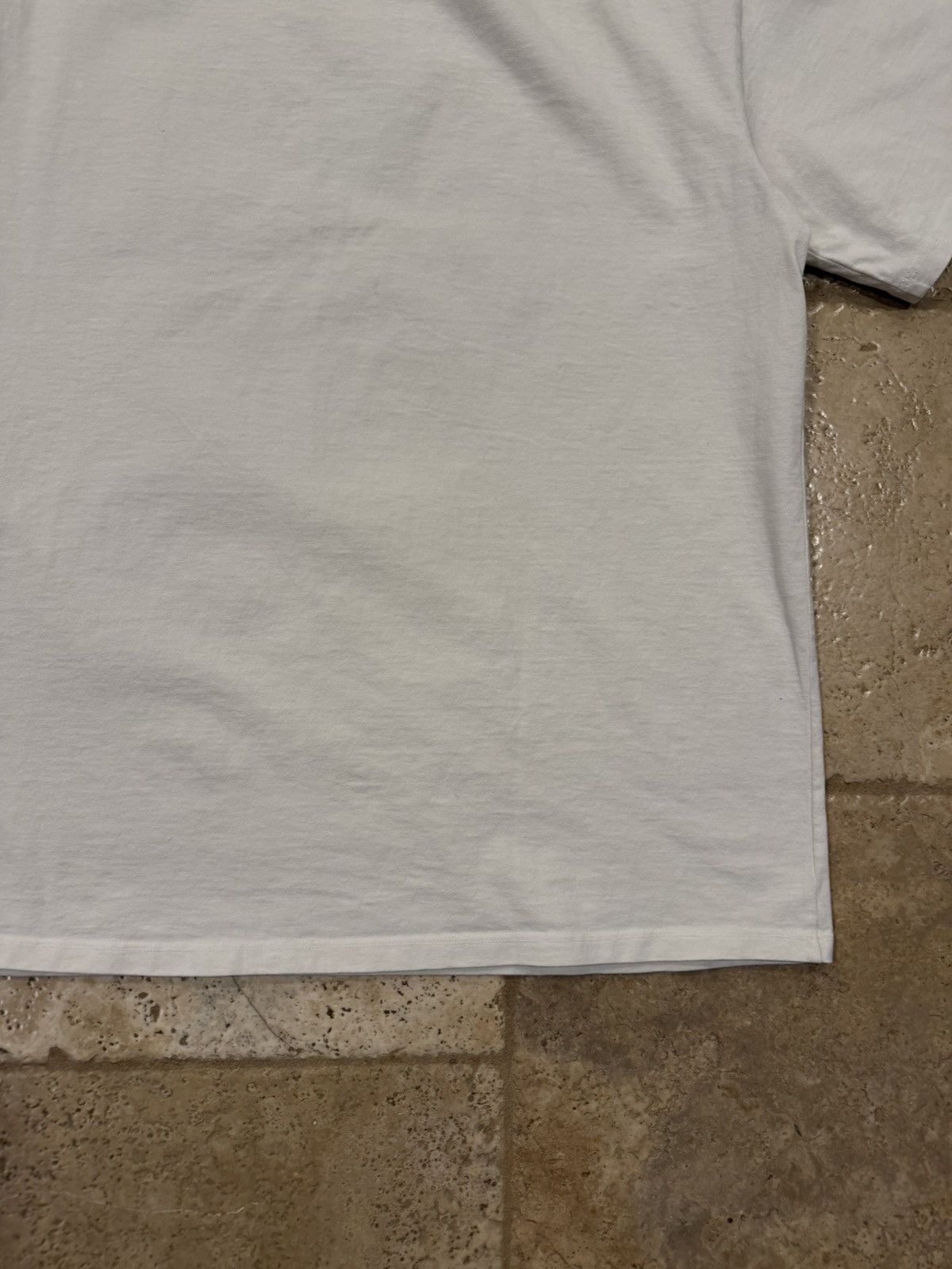 Rhude Rhude Rhanger Rossa Re Eagle Logo Vintage White T-Shirt Size US XL / EU 56 / 4 - 10 Thumbnail