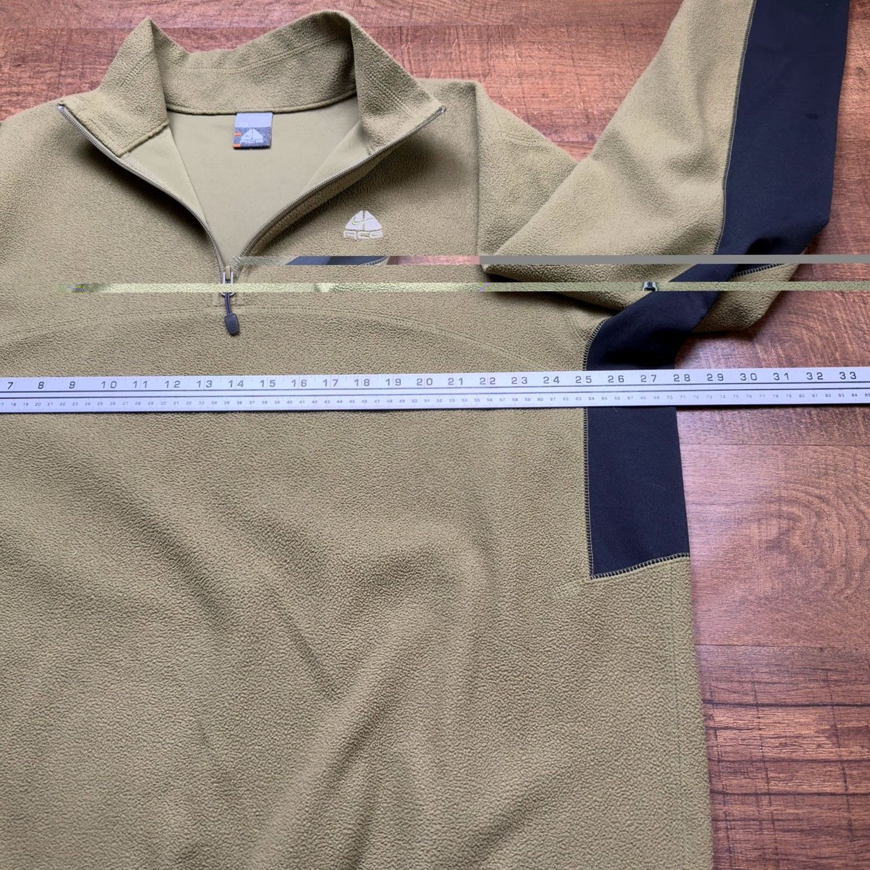 Nike ACG VTG Nike ACG Quarter Zip Pullover Mens 2XL Green Fleece Athletic Shirt Size US XXL / EU 58 / 5 - 7 Thumbnail